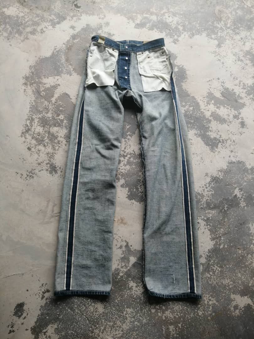 Japanese Brand SICKS💥Vintage Japanese Rusty Distress Redline Like Evisu Size US 29 - 17 Thumbnail