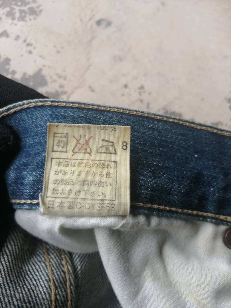 Japanese Brand SICKS💥Vintage Japanese Rusty Distress Redline Like Evisu Size US 29 - 12 Thumbnail