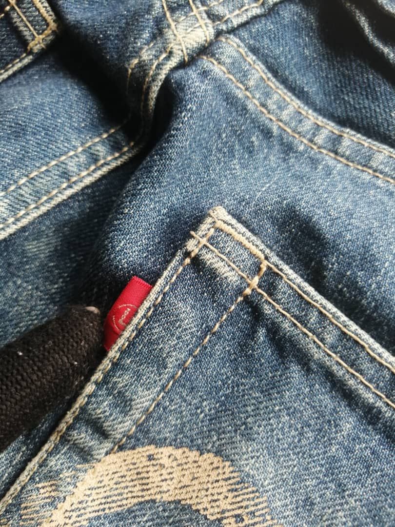 Japanese Brand SICKS💥Vintage Japanese Rusty Distress Redline Like Evisu Size US 29 - 6 Thumbnail