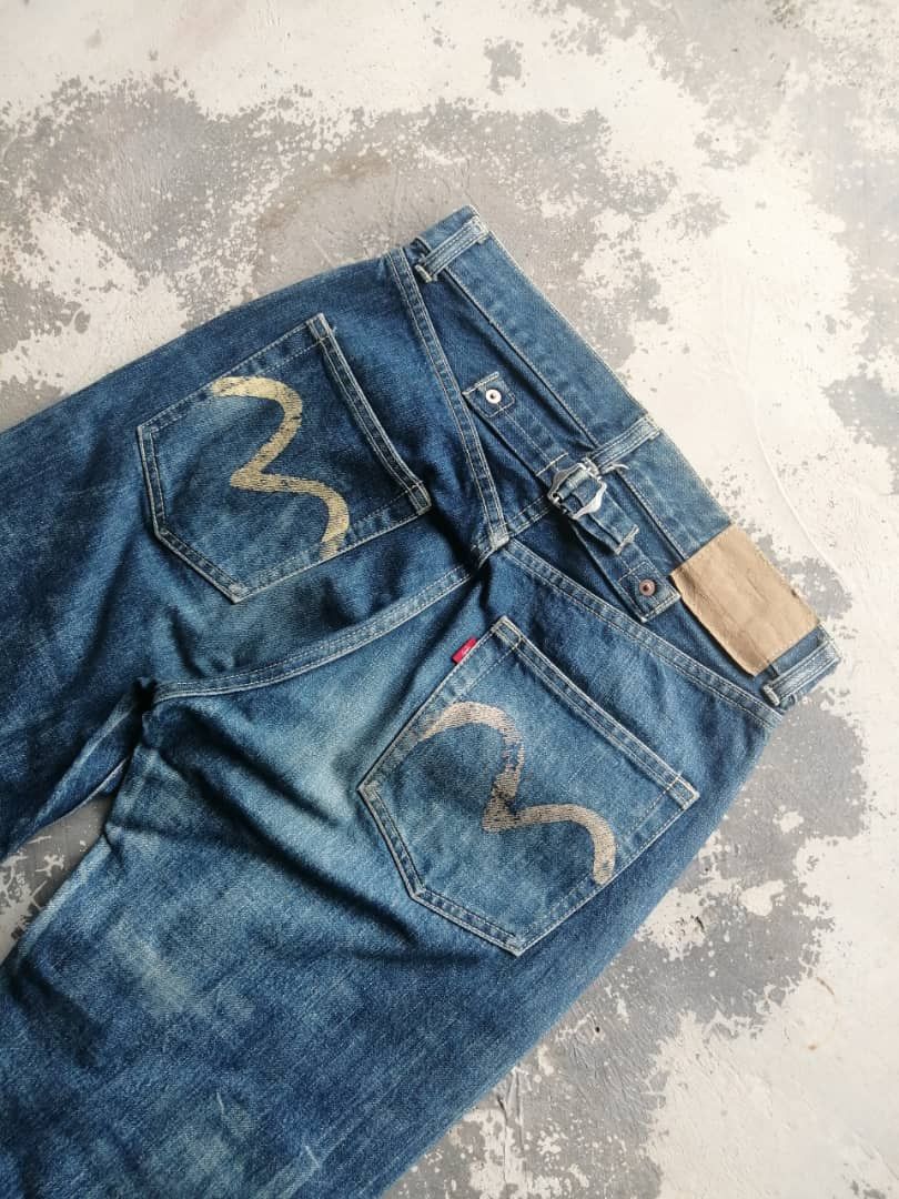 Japanese Brand SICKS💥Vintage Japanese Rusty Distress Redline Like Evisu Size US 29 - 4 Thumbnail