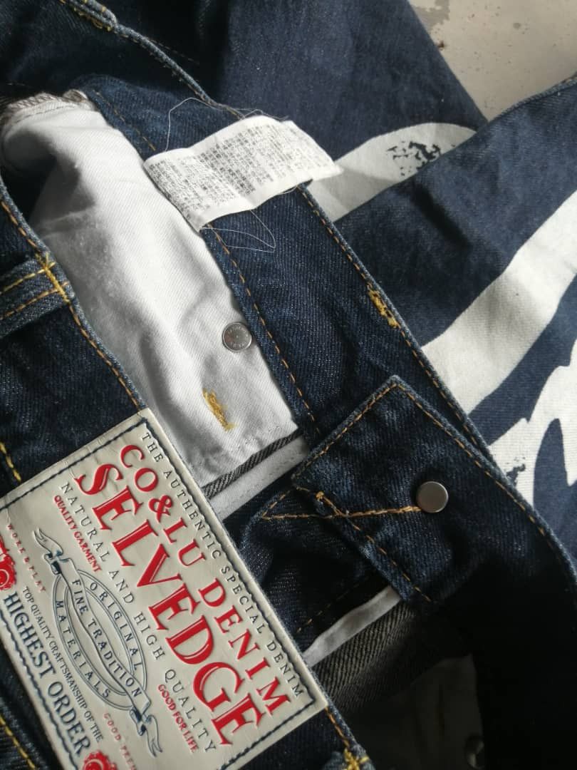 Japanese Brand GRAIL🔥Japanese Brand CO & LU Denim Selvedge Jeans Size US 30 / EU 46 - 5 Thumbnail