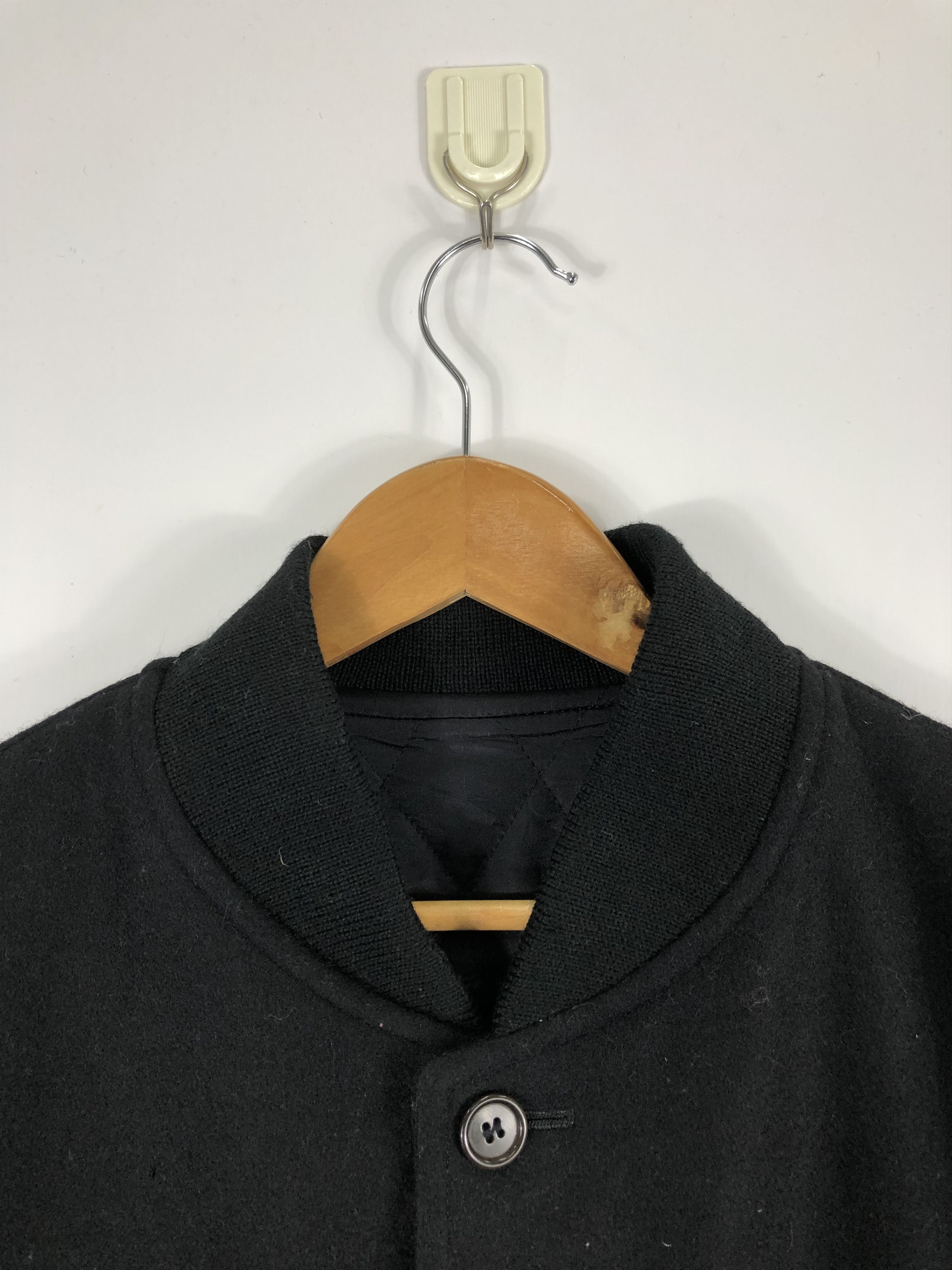 Japanese Brand Vintage 90s Japanese Brand Varsity Leather Sleeve V0245 Size US M / EU 48-50 / 2 - 9 Thumbnail