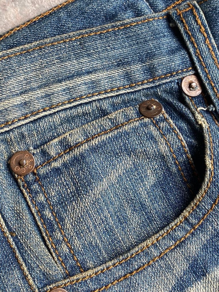 Japanese Brand RARE🔥Japanese Distress Patchwork Jeans Life On Mars Size US 30 / EU 46 - 10 Thumbnail