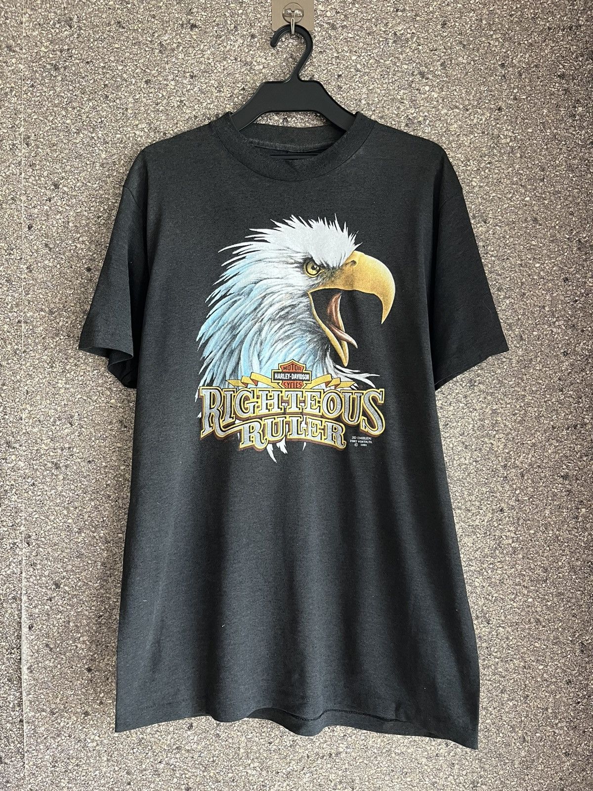 Vintage Harley davidson ft81 Size US L / EU 52-54 / 3 - 1 Thumbnail