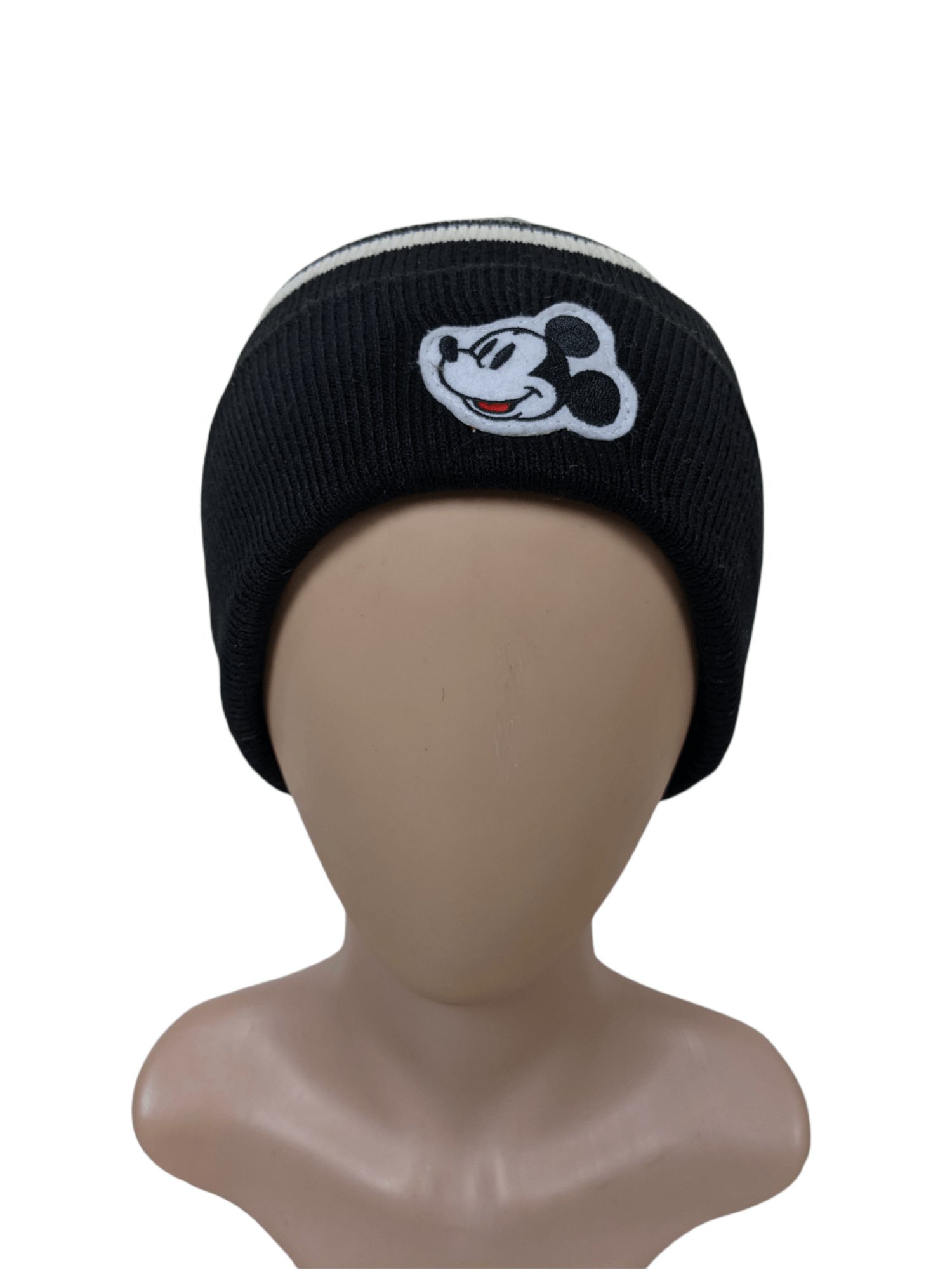 Disney Vintage Disney Mickey Mouse Stripes Beanie Hat Cap Snowcap Size ONE SIZE - 1 Thumbnail
