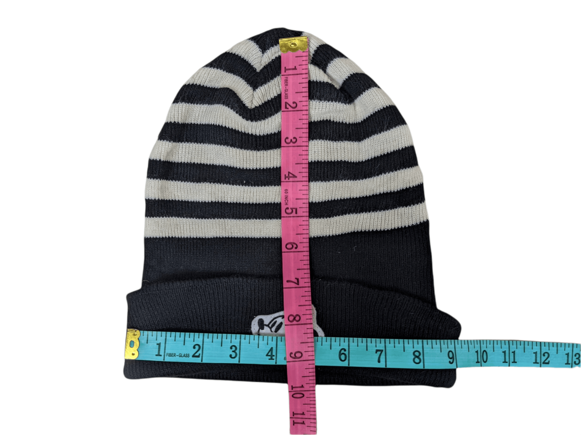 Disney Vintage Disney Mickey Mouse Stripes Beanie Hat Cap Snowcap Size ONE SIZE - 3 Thumbnail