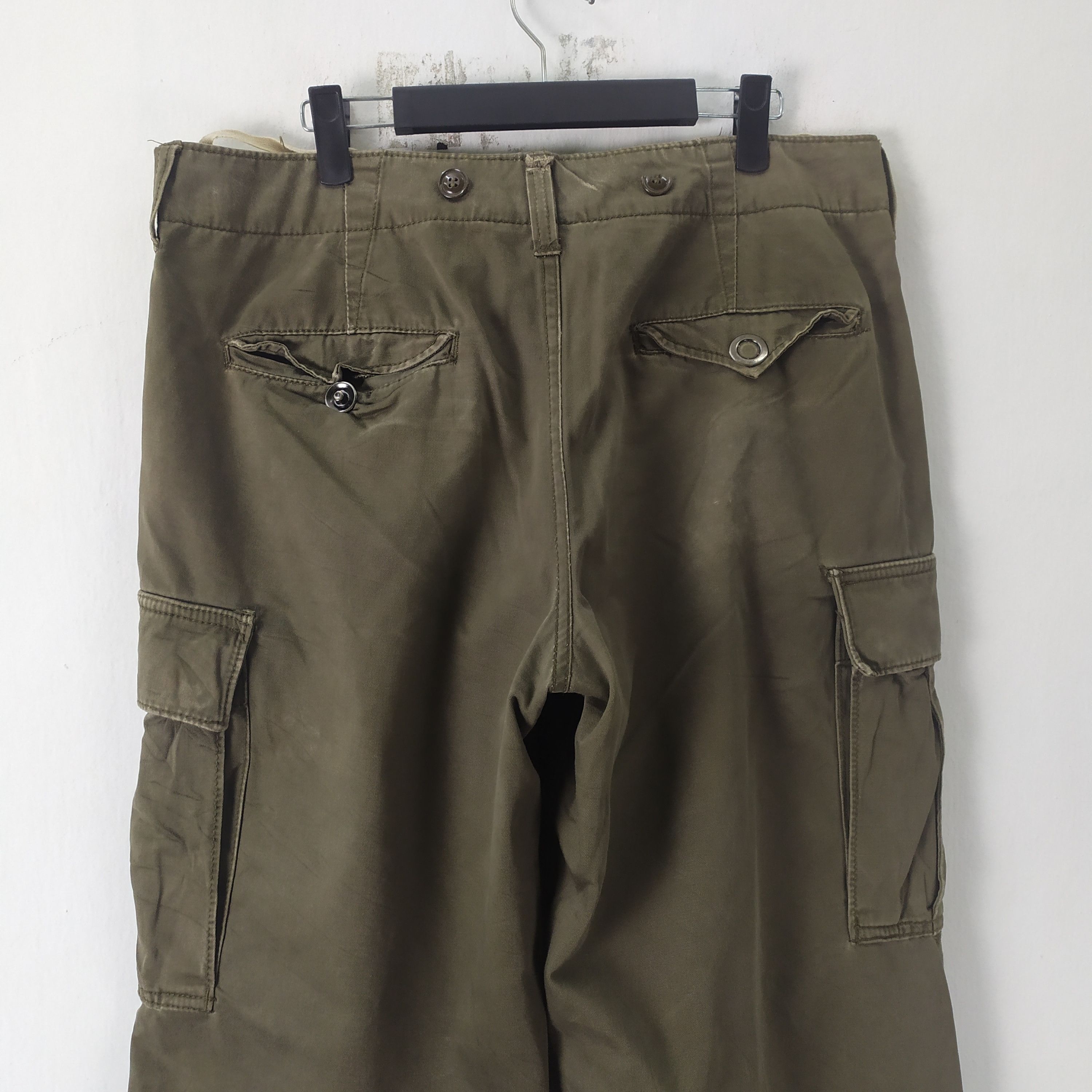 Japanese Brand VINTAGE REAL USED FATIGUES CARGO PANTS Size US 35 - 7 Thumbnail
