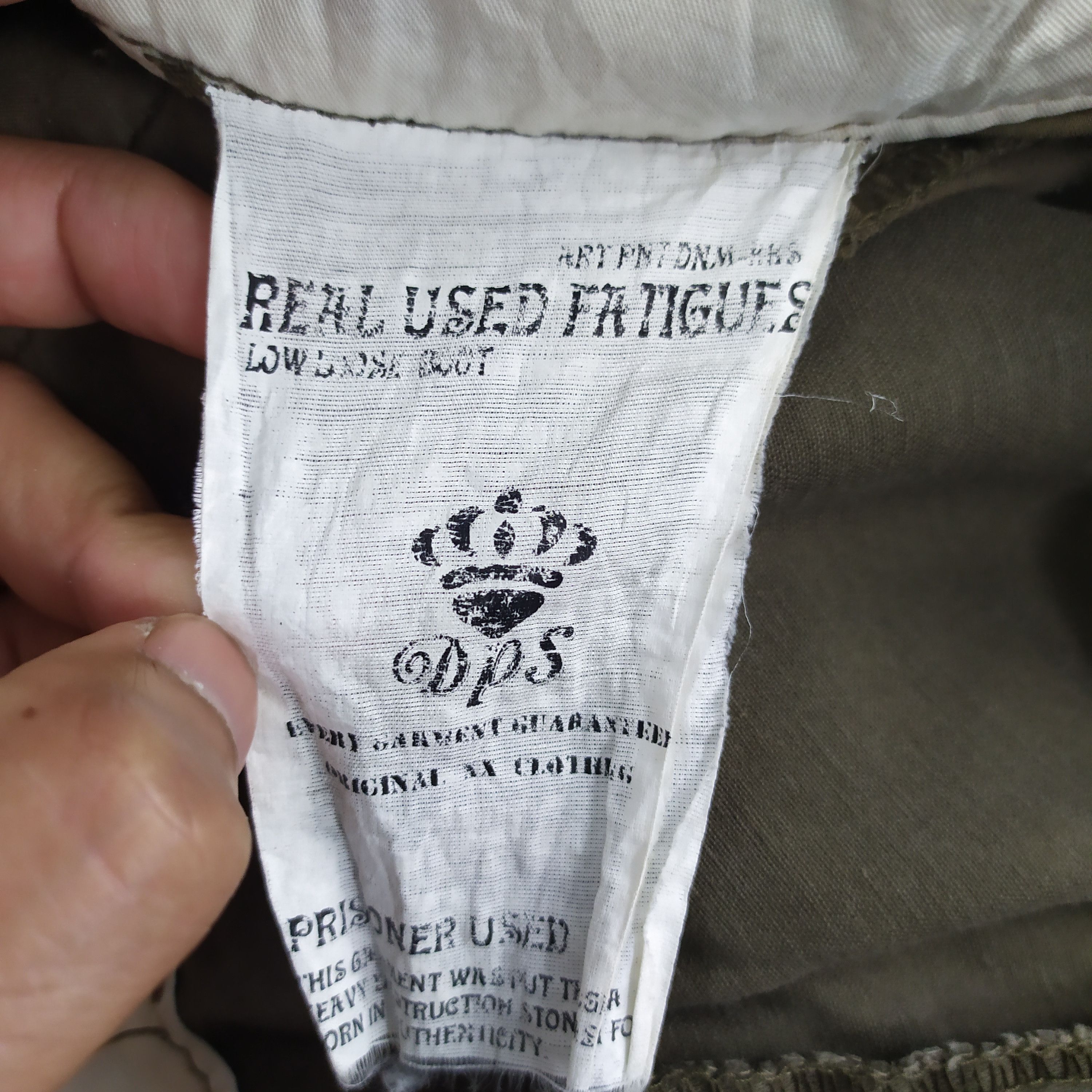 Japanese Brand VINTAGE REAL USED FATIGUES CARGO PANTS Size US 35 - 10 Thumbnail