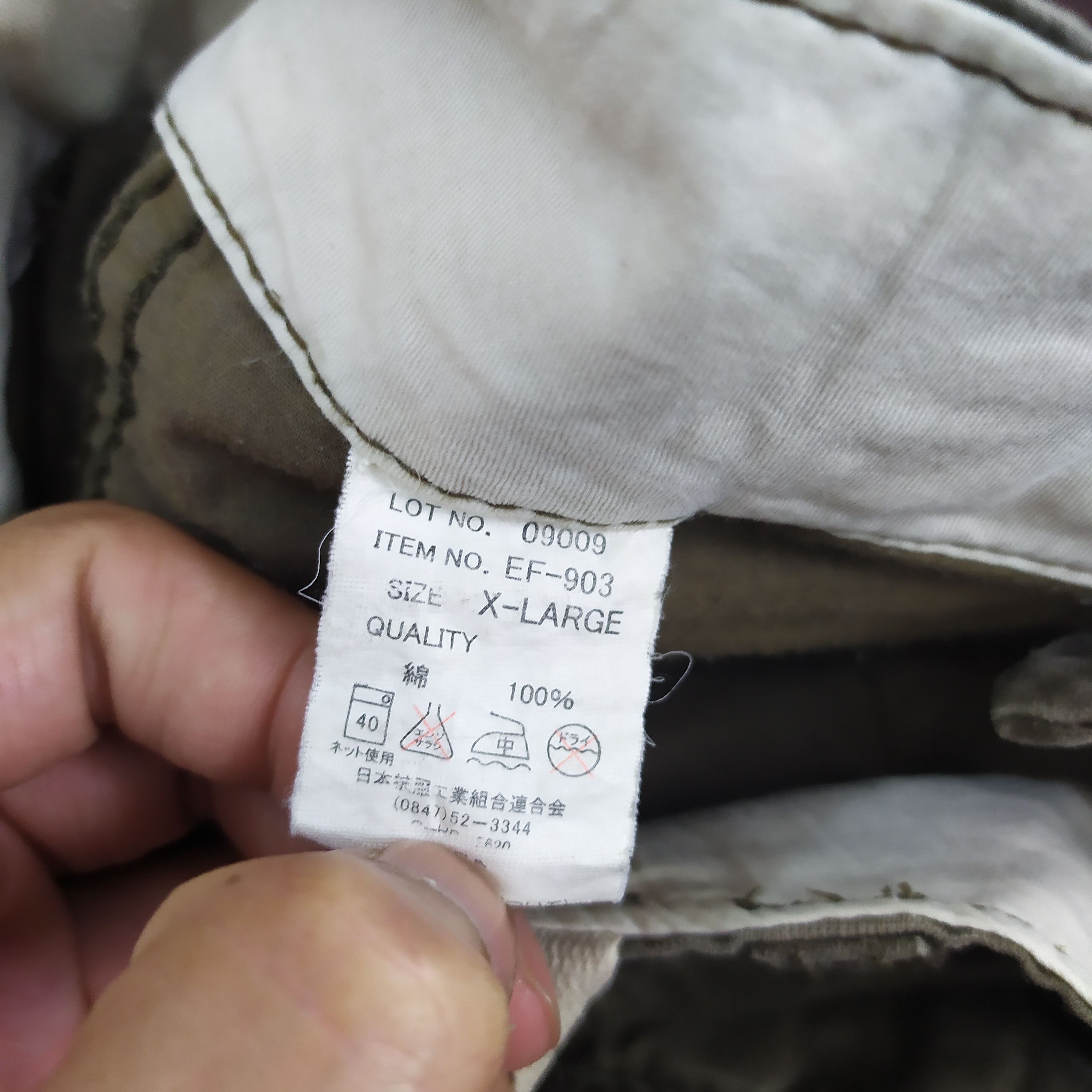 Japanese Brand VINTAGE REAL USED FATIGUES CARGO PANTS Size US 35 - 11 Thumbnail