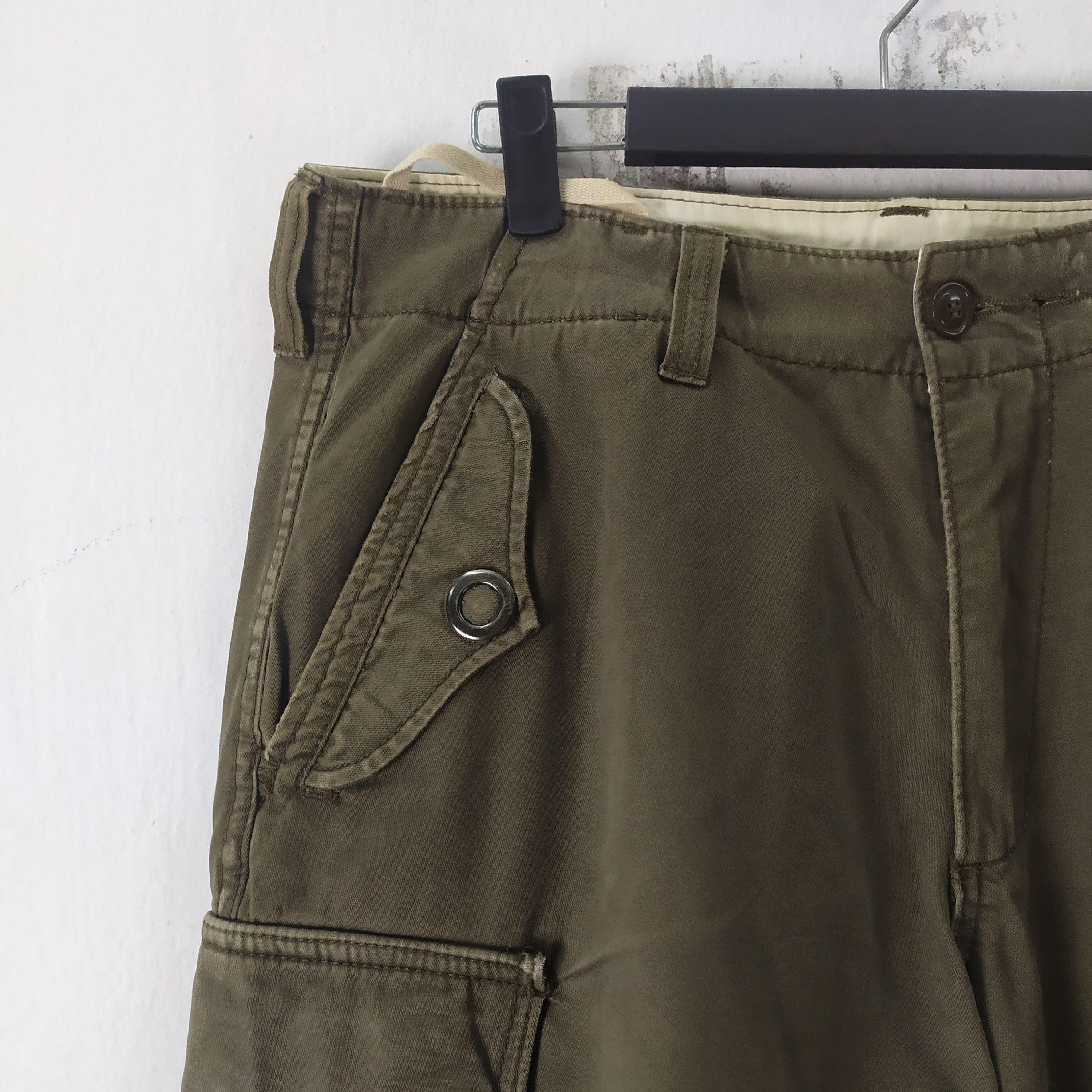 Japanese Brand VINTAGE REAL USED FATIGUES CARGO PANTS Size US 35 - 3 Thumbnail