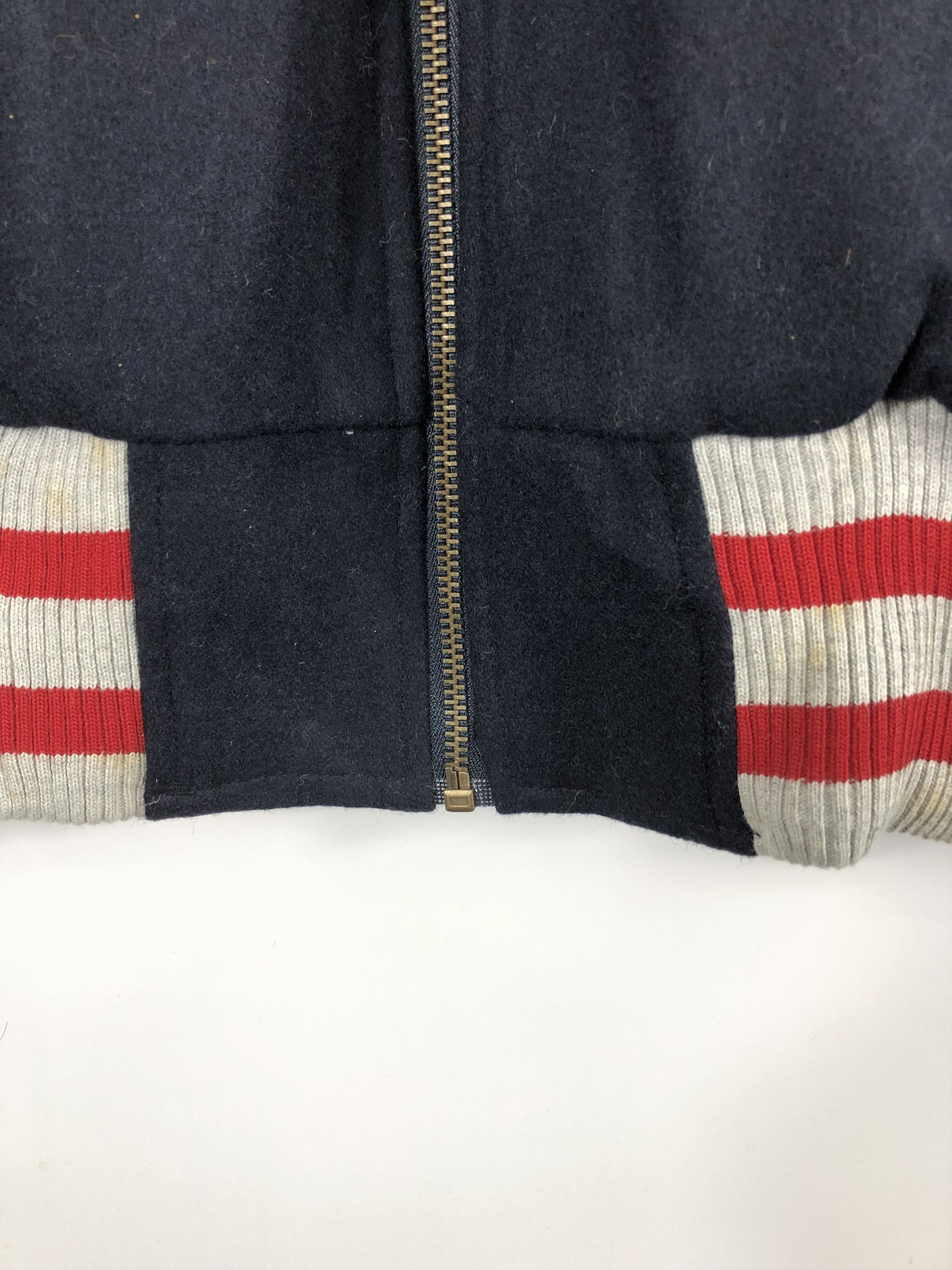 Japanese Brand × Vintage Vintage 90s Vansport Varsity Jacket Patches Leather V0246 Size US M / EU 48-50 / 2 - 7 Thumbnail