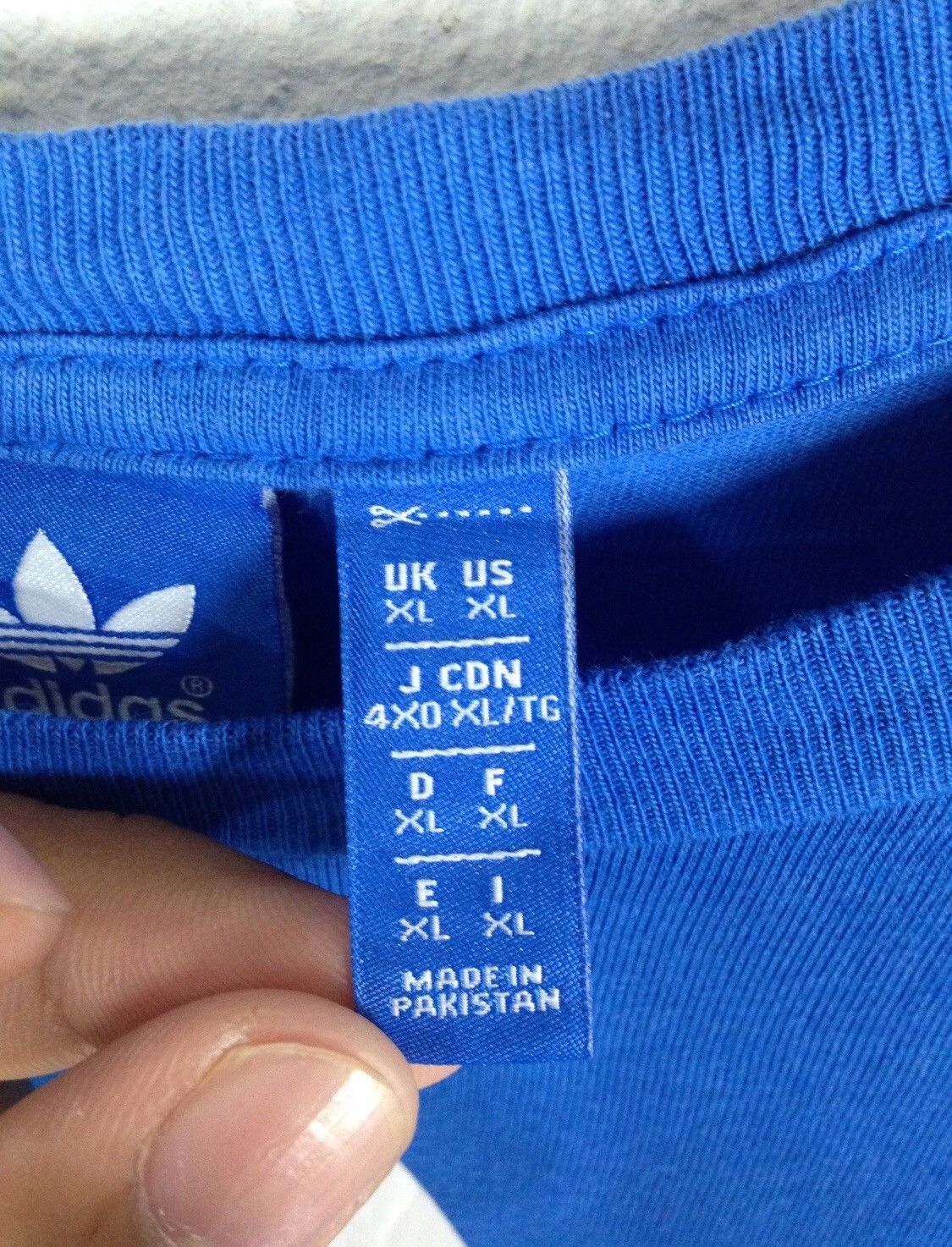 Adidas Adidas Trefoil Big Logo T-Shirt Size US XL / EU 56 / 4 - 9 Thumbnail