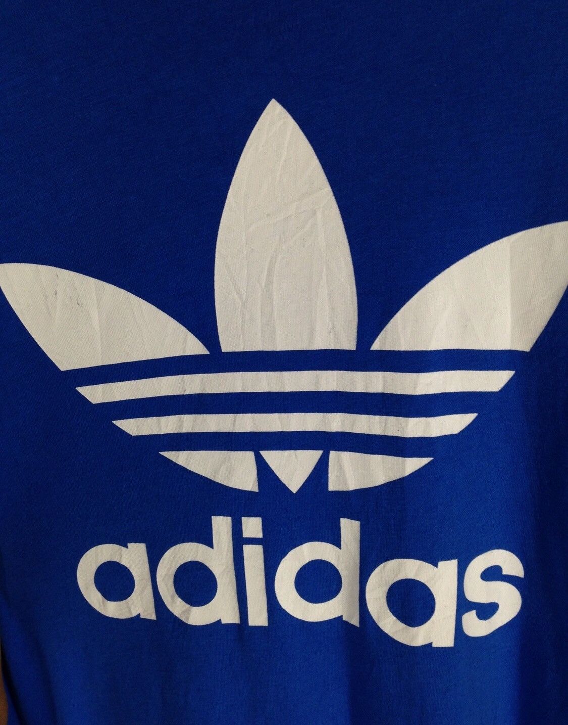 Adidas Adidas Trefoil Big Logo T-Shirt Size US XL / EU 56 / 4 - 2 Thumbnail