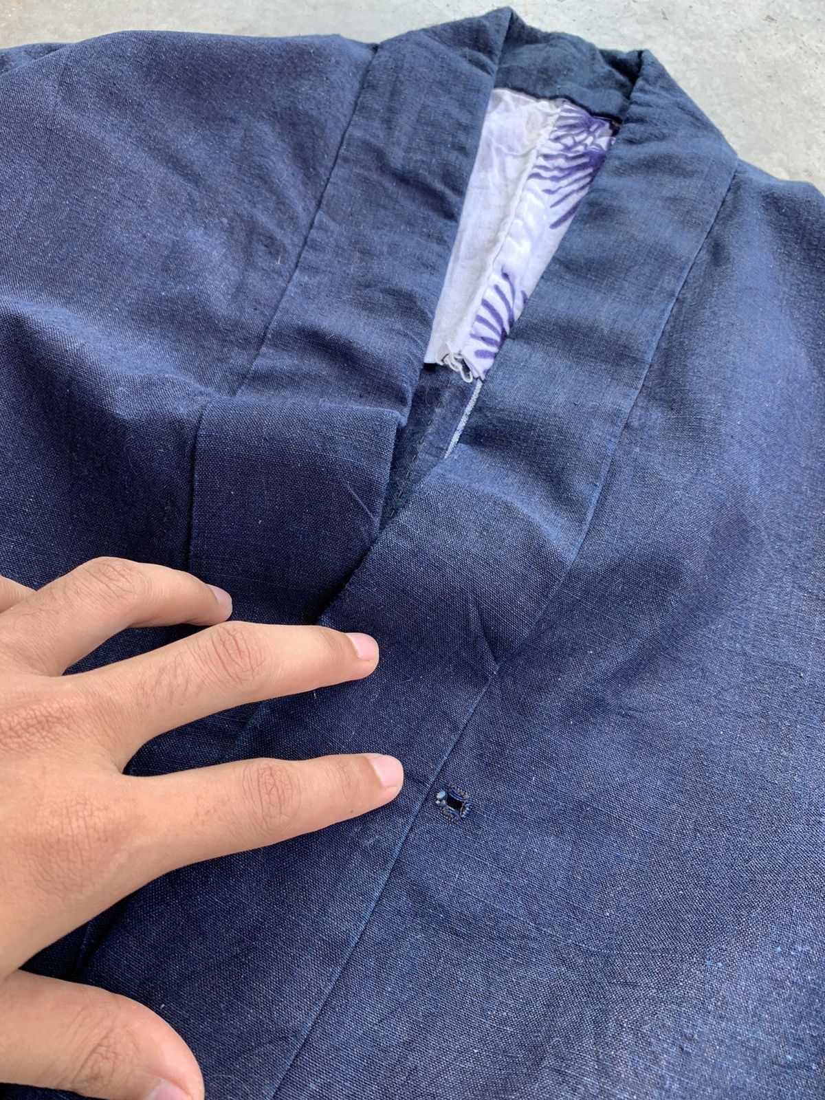 Japanese Brand Vintage JAPANESE Indigo Boro Noragi Kimono Cardigan Jacket Size US L / EU 52-54 / 3 - 2 Thumbnail