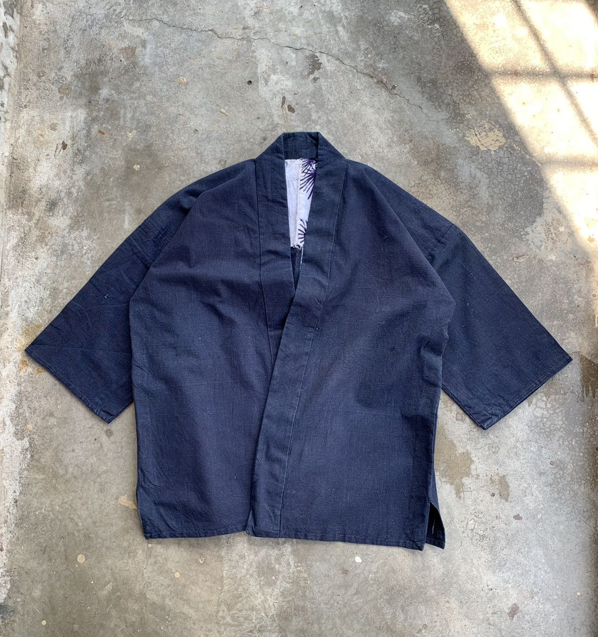 Japanese Brand Vintage JAPANESE Indigo Boro Noragi Kimono Cardigan Jacket Size US L / EU 52-54 / 3 - 1 Thumbnail