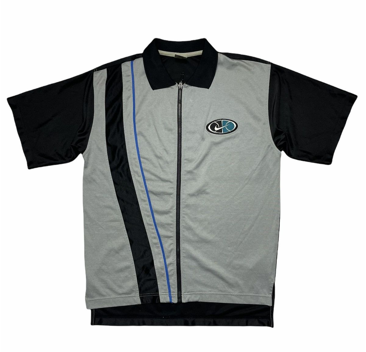 Nike Vintage Nike Air Max Zipper Jersey Size US L / EU 52-54 / 3 - 1 Thumbnail