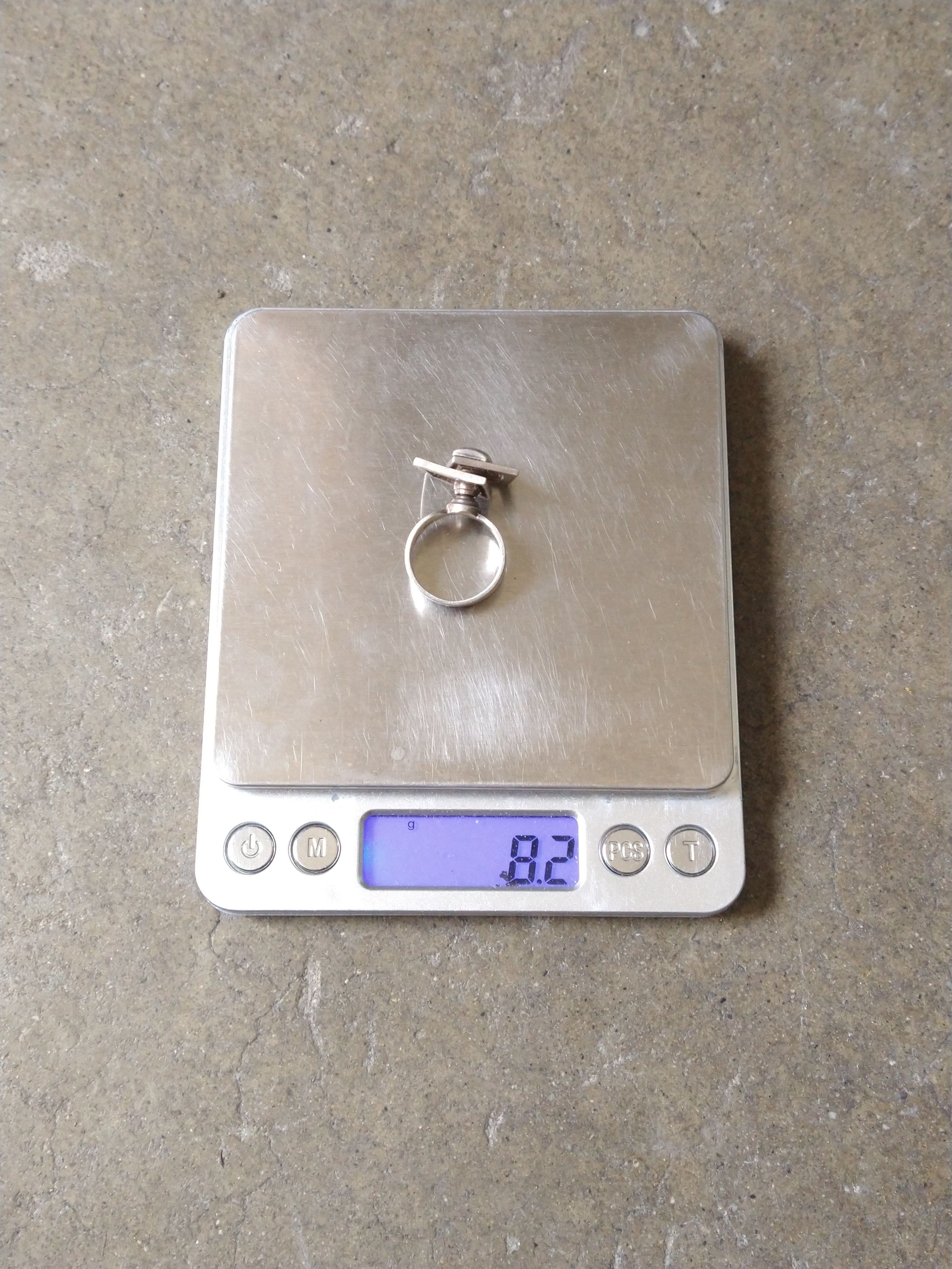 Other Vintage Sterling Silver Ring Avant Garde Size 7 Modern Size ONE SIZE - 14 Thumbnail