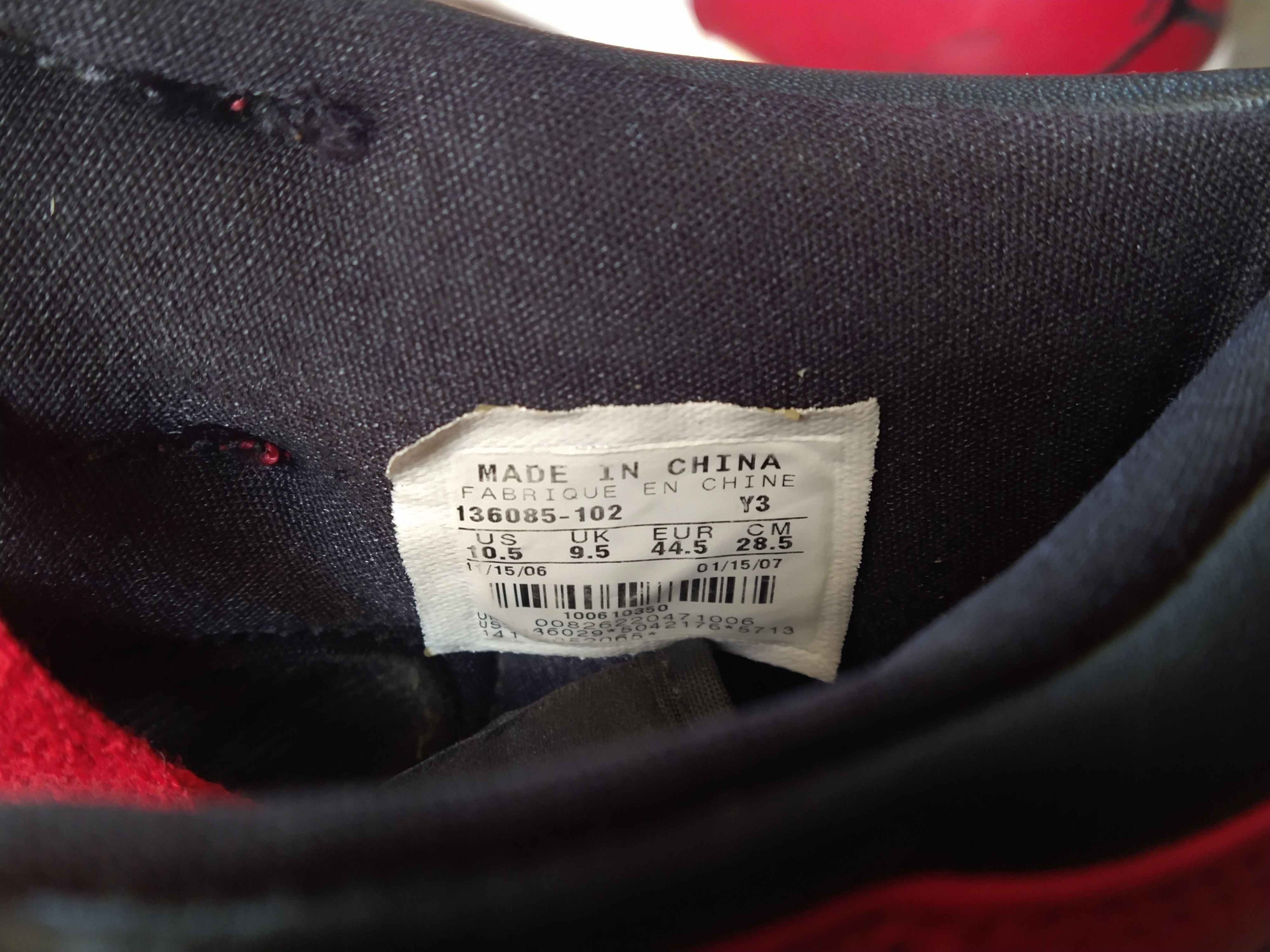 Jordan Brand × Nike Nike Air Jordan Retro 1 Old Love Size 10.5 Red 136085102 Size US 10.5 / EU 43-44 - 10 Thumbnail
