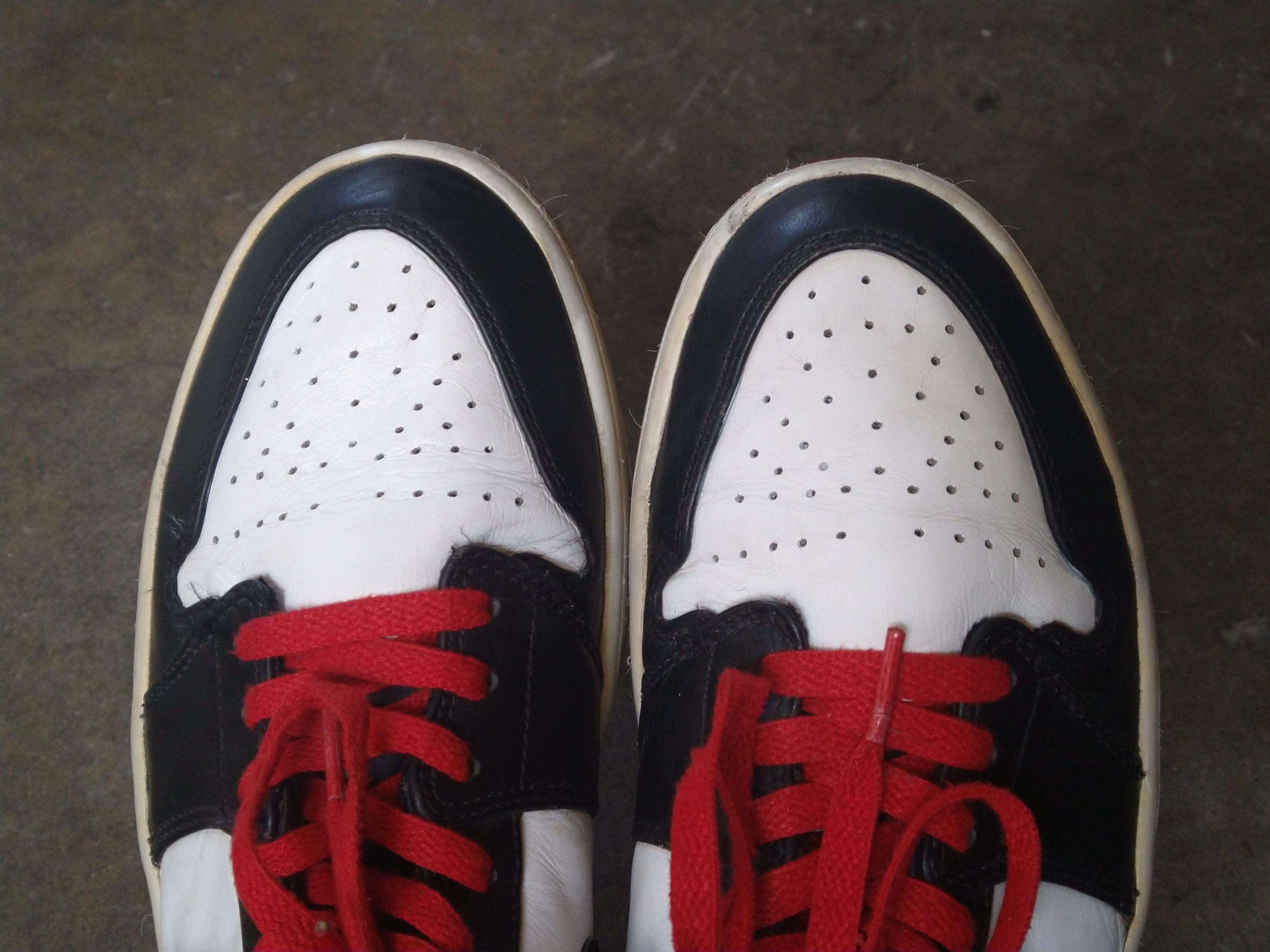 Jordan Brand × Nike Nike Air Jordan Retro 1 Old Love Size 10.5 Red 136085102 Size US 10.5 / EU 43-44 - 3 Thumbnail