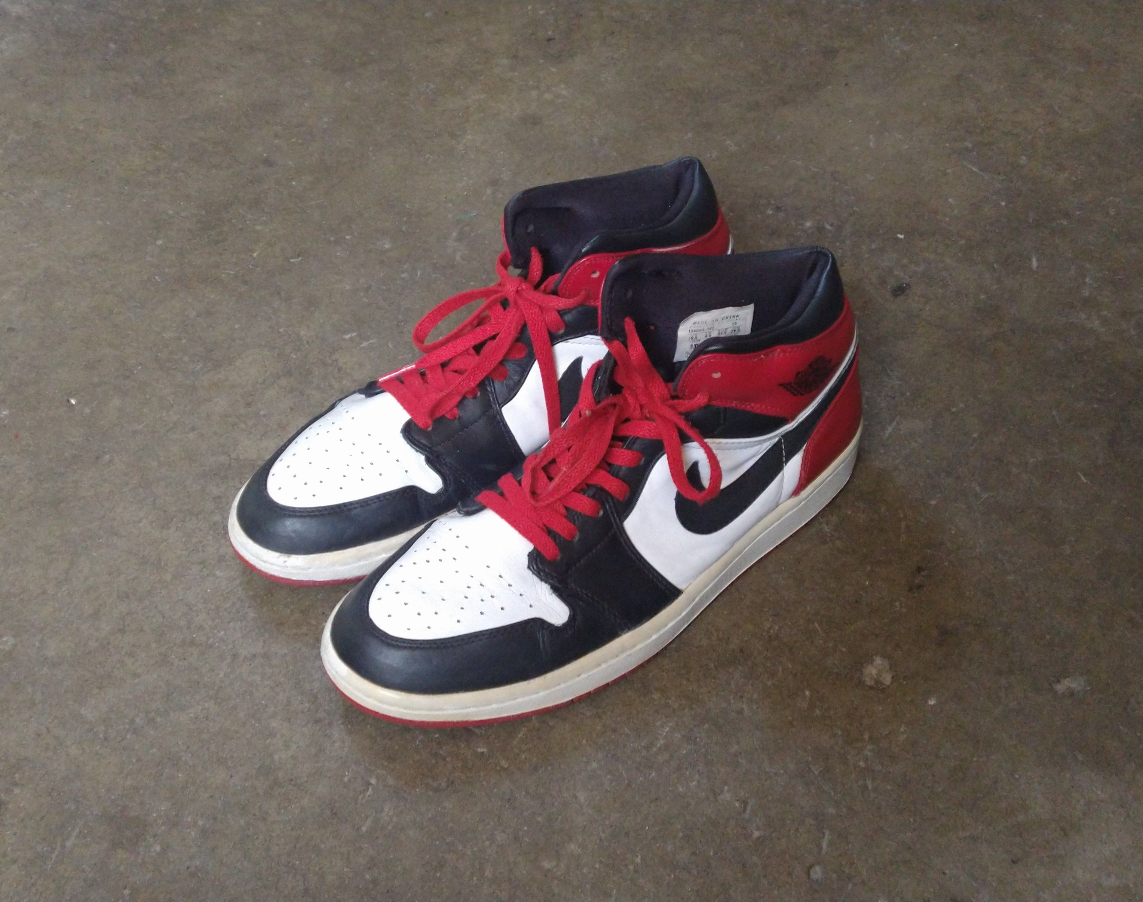 Jordan Brand × Nike Nike Air Jordan Retro 1 Old Love Size 10.5 Red 136085102 Size US 10.5 / EU 43-44 - 2 Thumbnail
