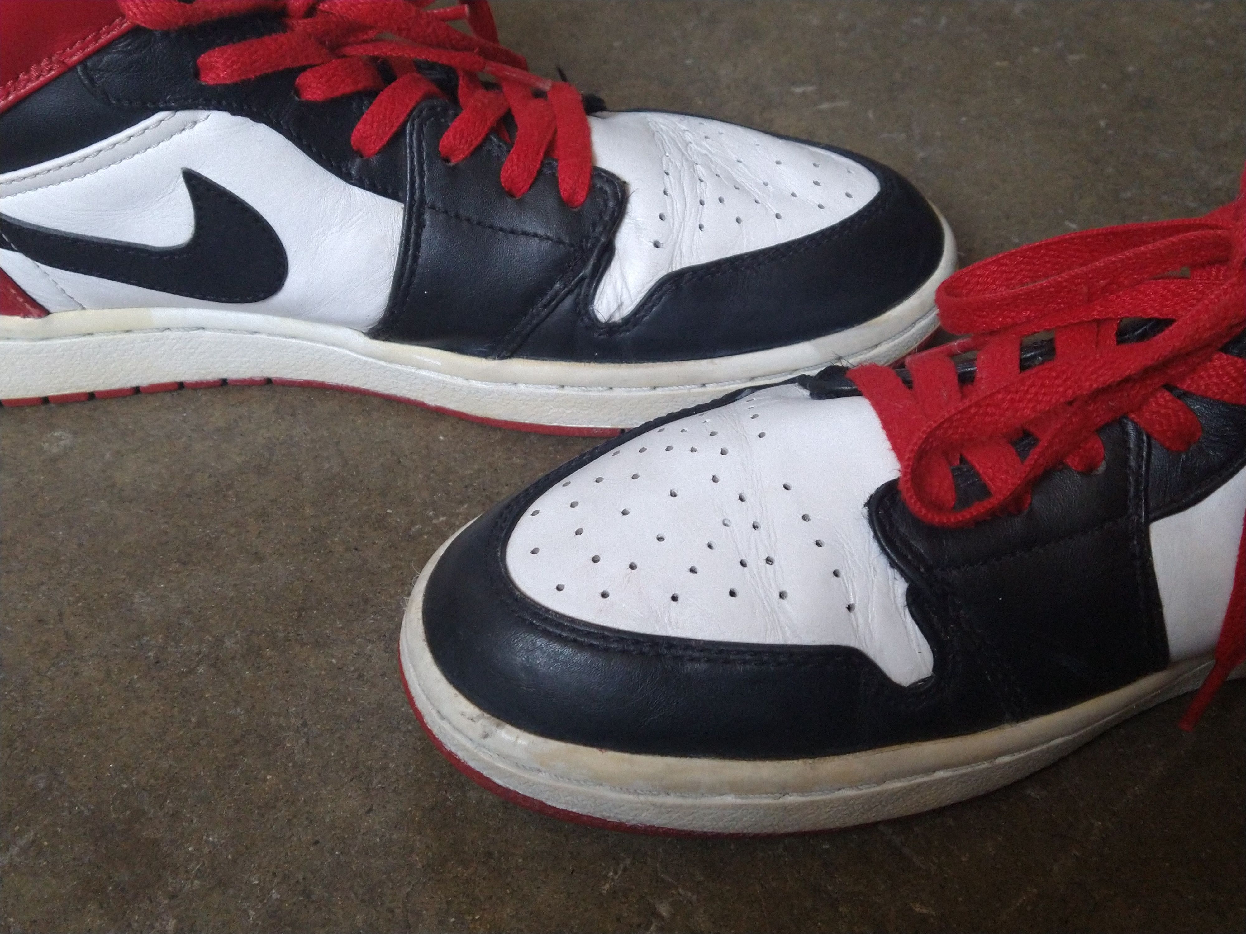 Jordan Brand × Nike Nike Air Jordan Retro 1 Old Love Size 10.5 Red 136085102 Size US 10.5 / EU 43-44 - 6 Thumbnail