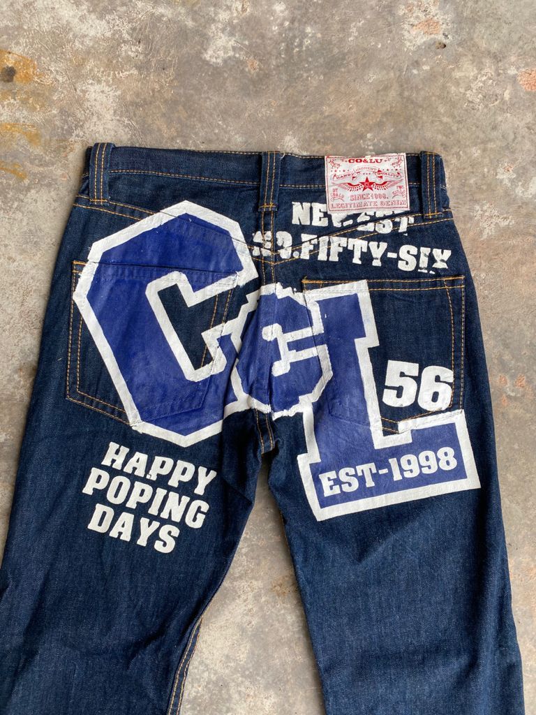 Japanese Brand GRAIL🔥Vintage Co&Lu Denim Selvedge Japanese Brands Size US 30 / EU 46 - 9 Thumbnail