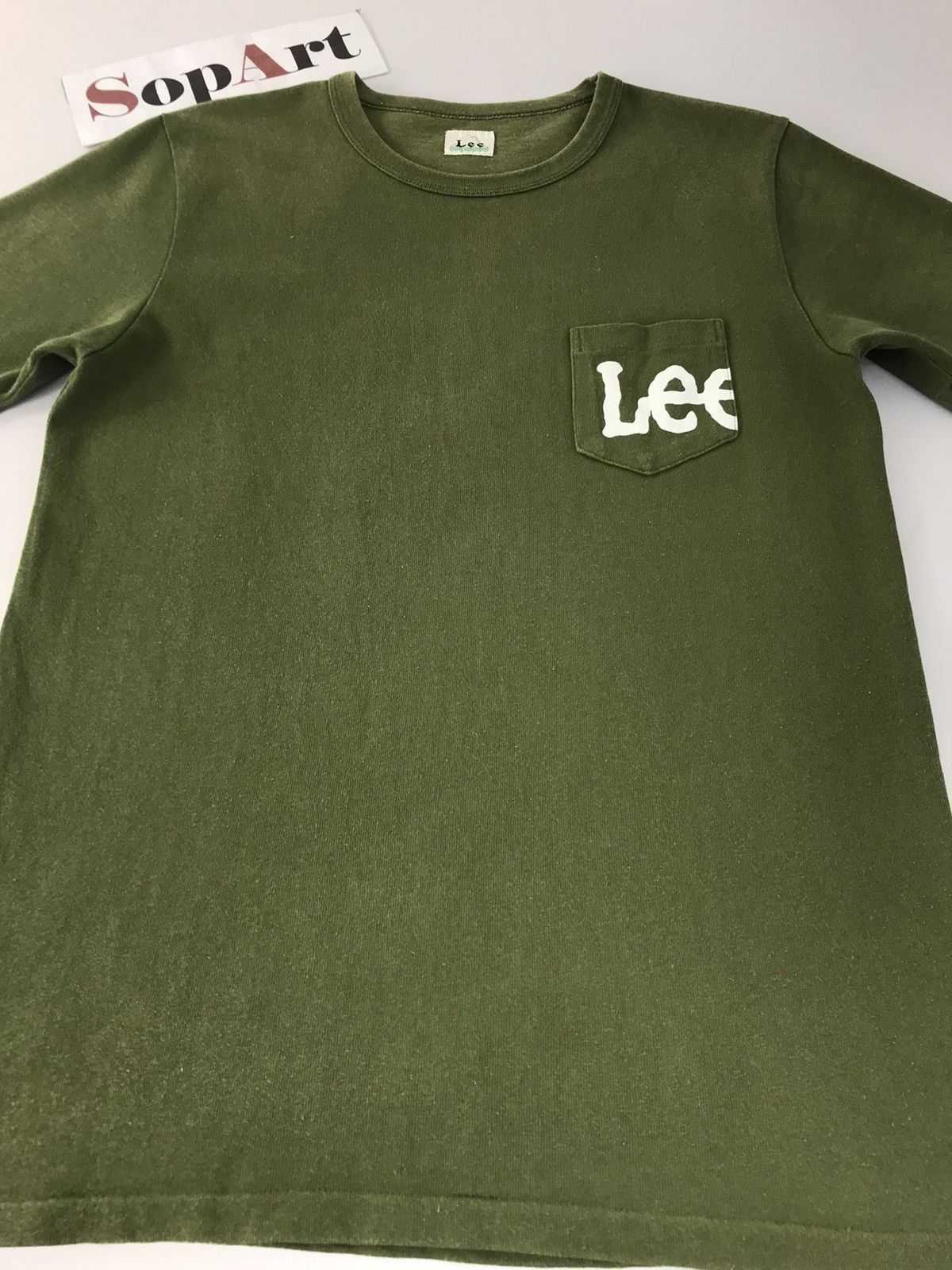 Lee × Vintage Vintage Lee Singgle Pocket Logo Tee Design Size US M / EU 48-50 / 2 - 3 Thumbnail