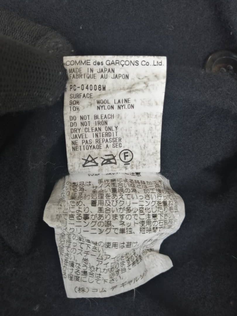 Comme des Garcons Homme Plus GRAIL🔥AD2000 Comme Des Garcons Homme Plus Black Wool Trench Size US M / EU 48-50 / 2 - 11 Thumbnail