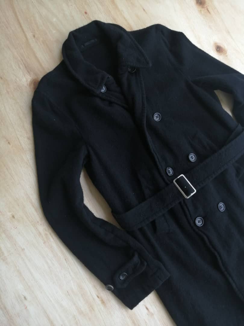 Comme des Garcons Homme Plus GRAIL🔥AD2000 Comme Des Garcons Homme Plus Black Wool Trench Size US M / EU 48-50 / 2 - 3 Thumbnail