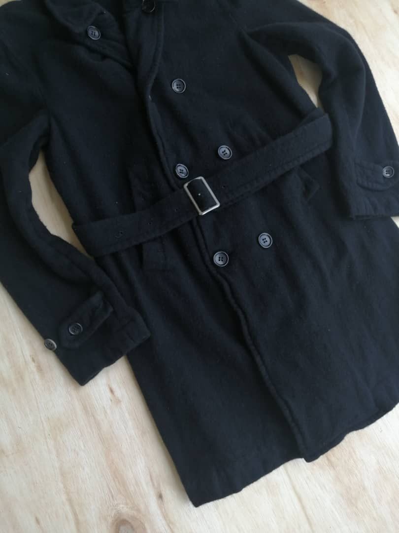 Comme des Garcons Homme Plus GRAIL🔥AD2000 Comme Des Garcons Homme Plus Black Wool Trench Size US M / EU 48-50 / 2 - 5 Thumbnail