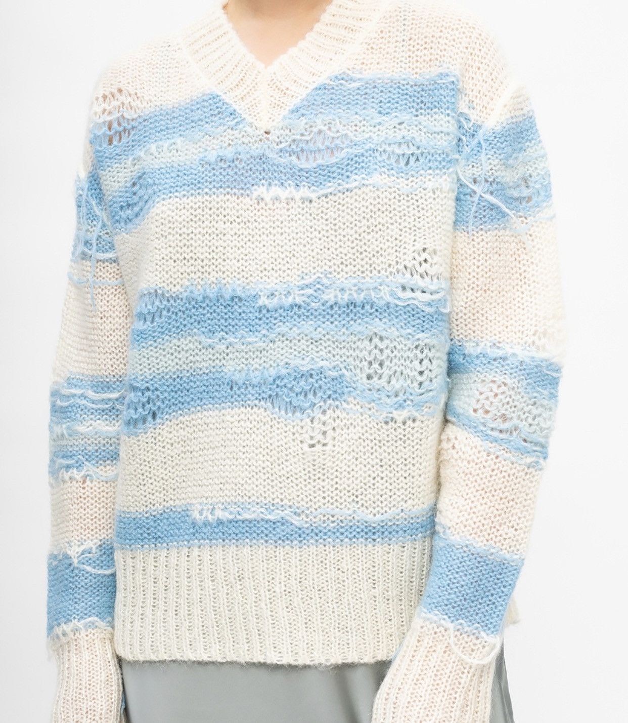 Acne Studios RARE GRAIL acne studios mohair distressed fringe knit Size US M / EU 48-50 / 2 - 5 Thumbnail
