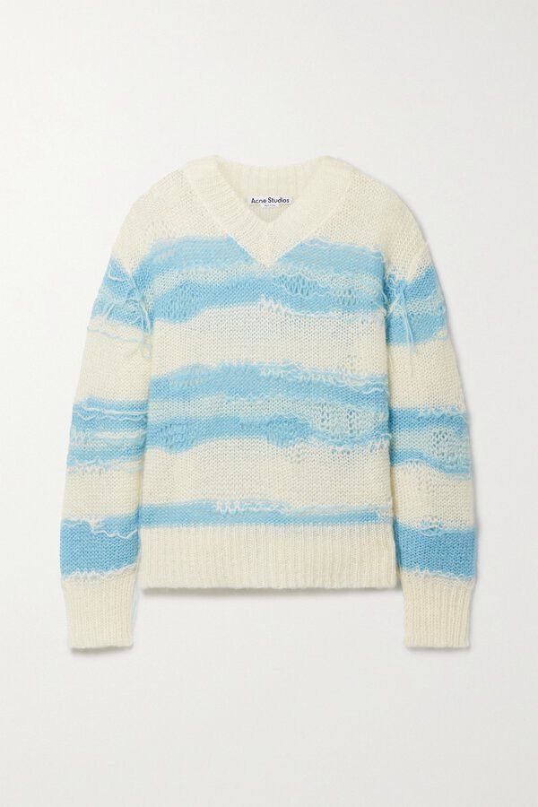 Acne Studios RARE GRAIL acne studios mohair distressed fringe knit Size US M / EU 48-50 / 2 - 2 Thumbnail