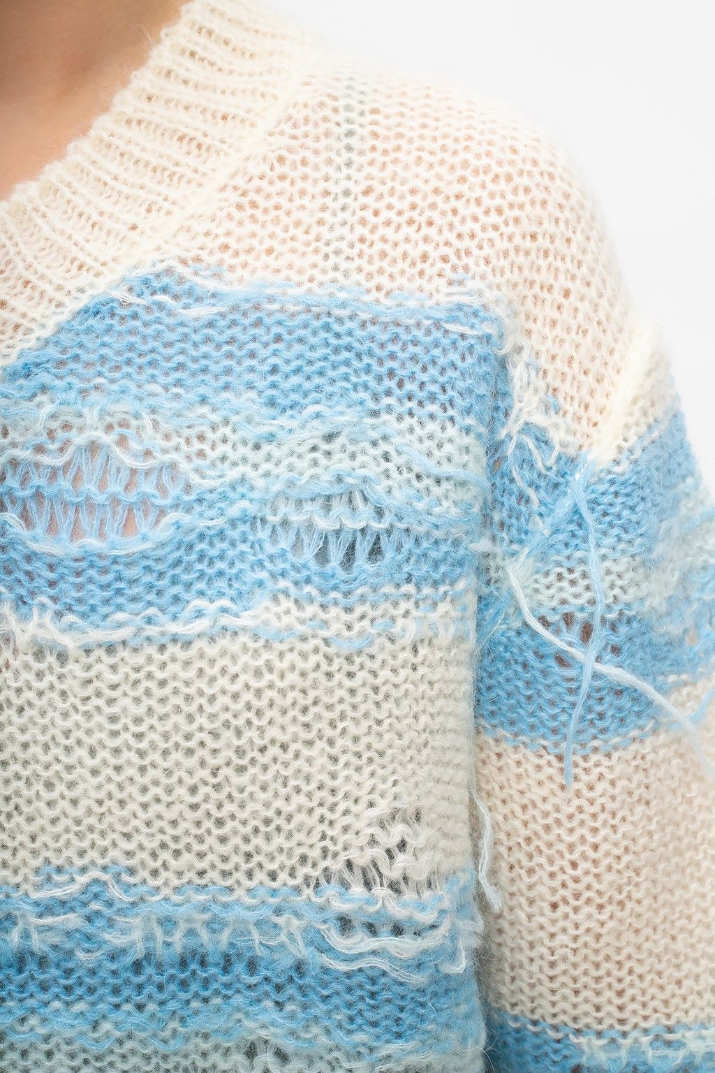 Acne Studios RARE GRAIL acne studios mohair distressed fringe knit Size US M / EU 48-50 / 2 - 6 Thumbnail