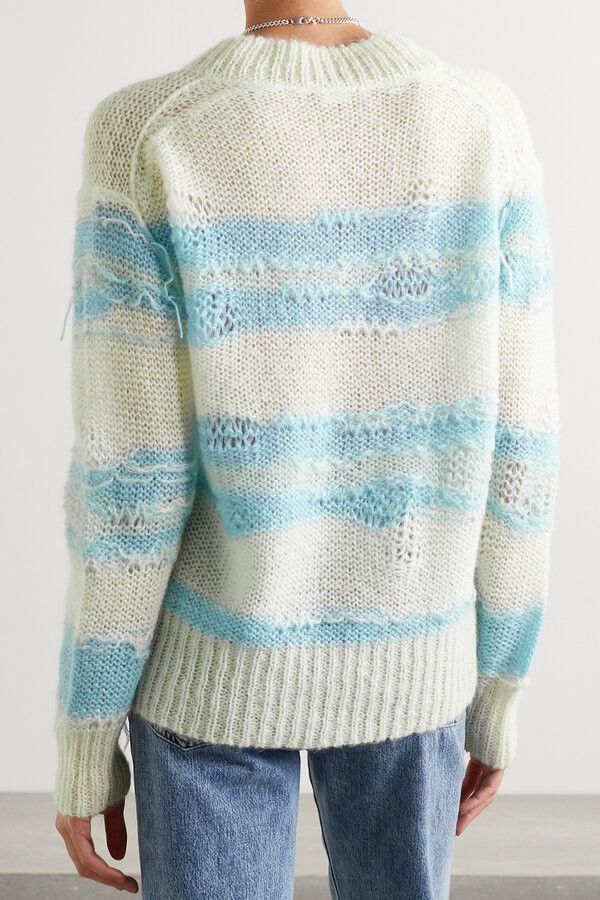 Acne Studios RARE GRAIL acne studios mohair distressed fringe knit Size US M / EU 48-50 / 2 - 4 Thumbnail