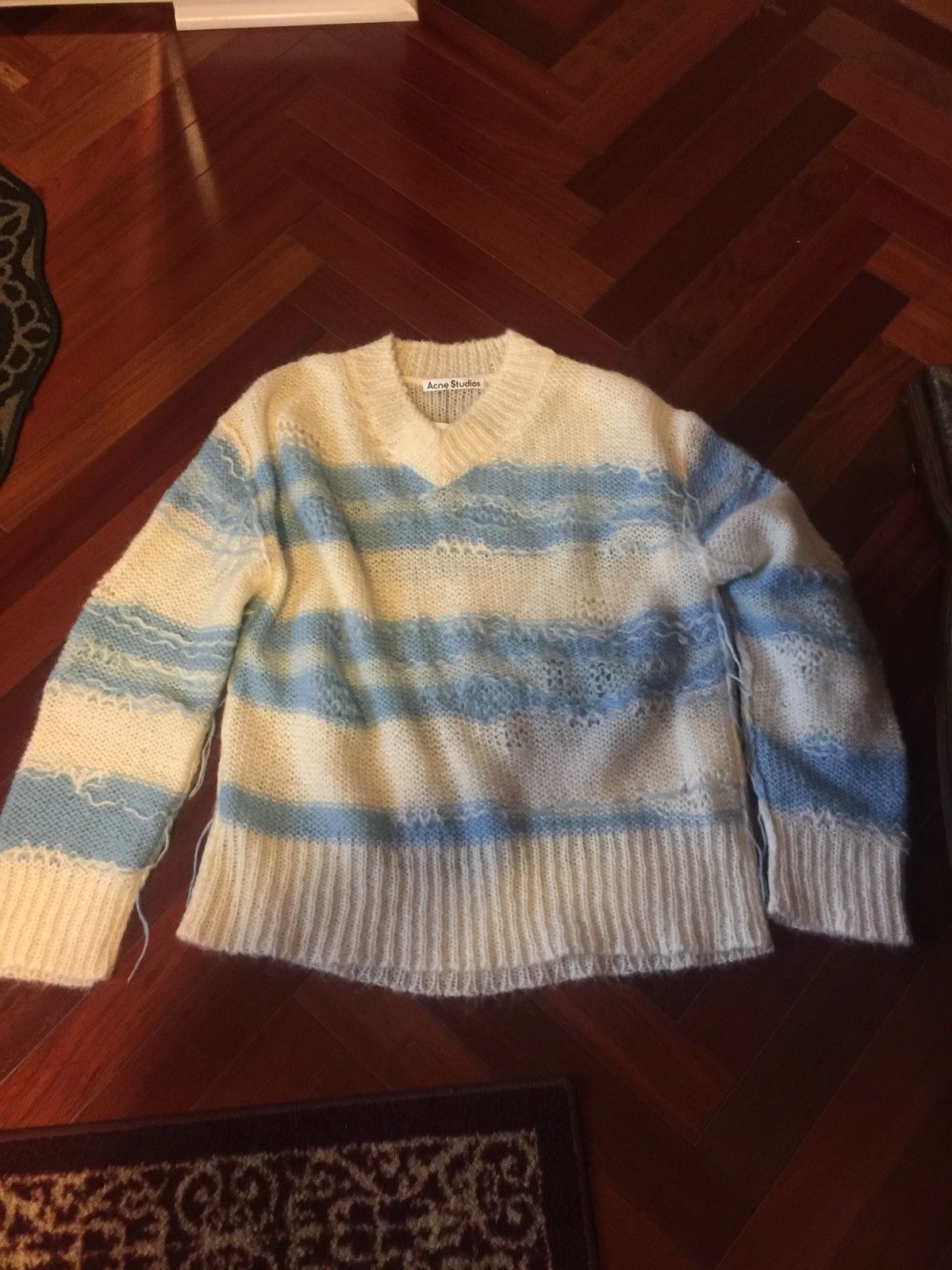 Acne Studios RARE GRAIL acne studios mohair distressed fringe knit Size US M / EU 48-50 / 2 - 11 Thumbnail