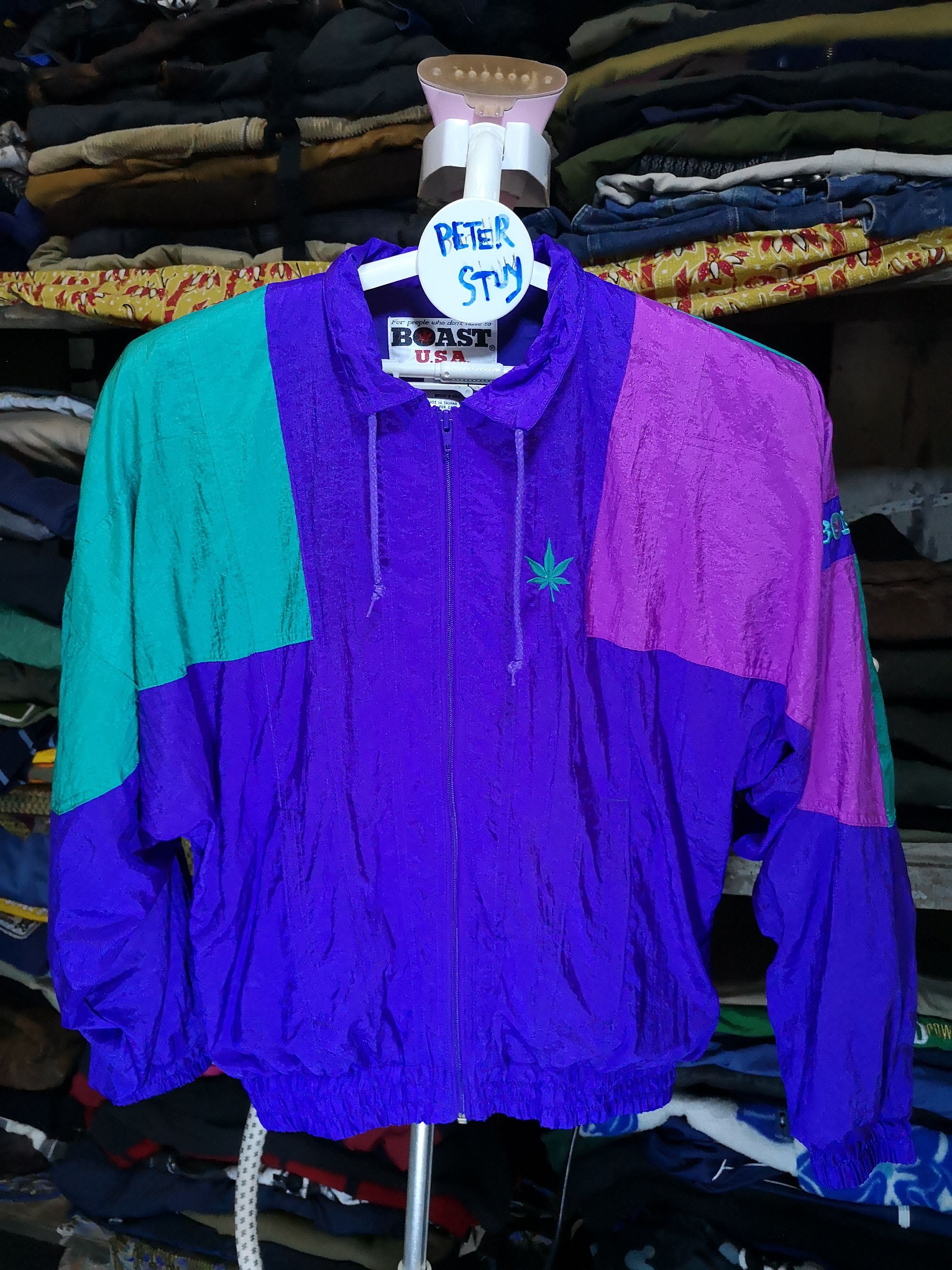 Boast × Vintage Multi Colour Boast Jacket/ Good For Outdoor Style Size US S / EU 44-46 / 1 - 1 Thumbnail