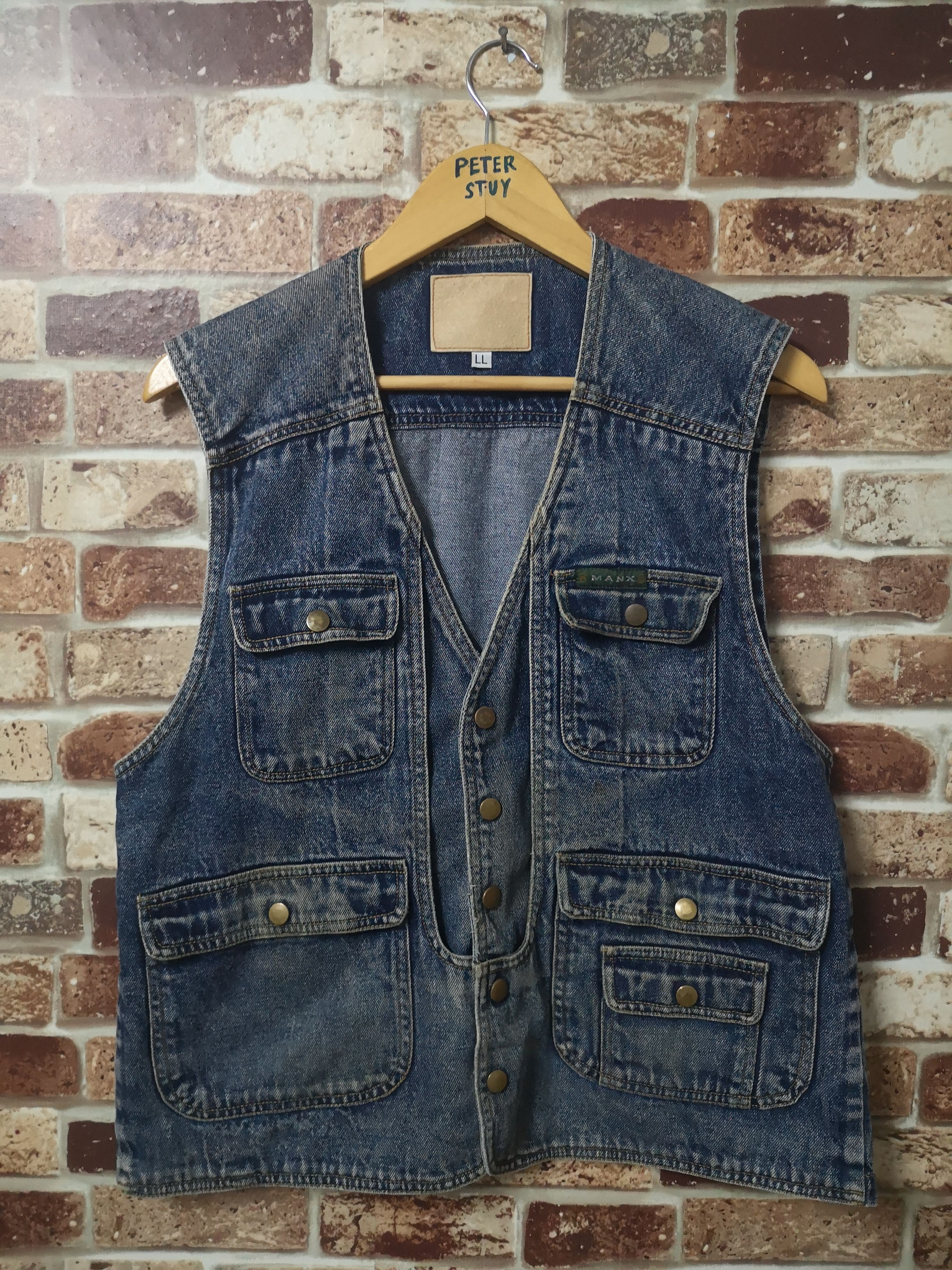 Denime × Japanese Brand Denime Vest Multi-Pocket Size US L / EU 52-54 / 3 - 2 Thumbnail