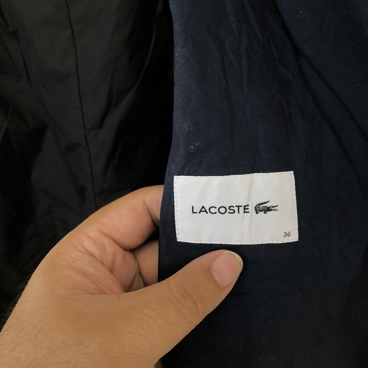 Japanese Brand × Lacoste QUILTED PARACHUTE BIKER JACKET LACOSTE Size US M / EU 48-50 / 2 - 9 Thumbnail