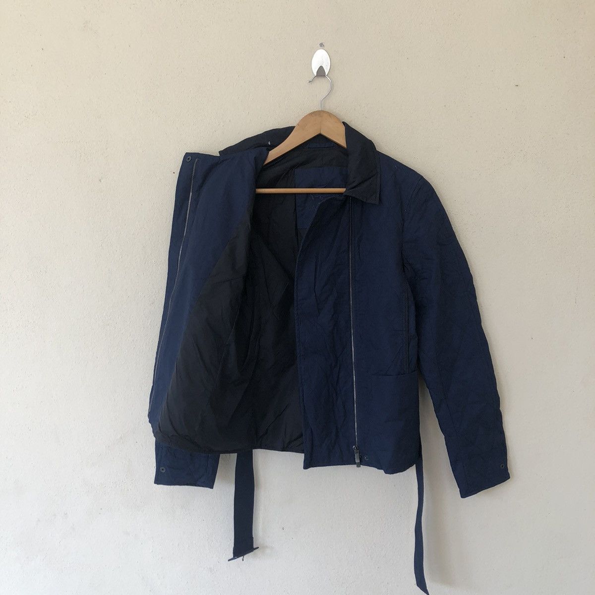 Japanese Brand × Lacoste QUILTED PARACHUTE BIKER JACKET LACOSTE Size US M / EU 48-50 / 2 - 8 Thumbnail