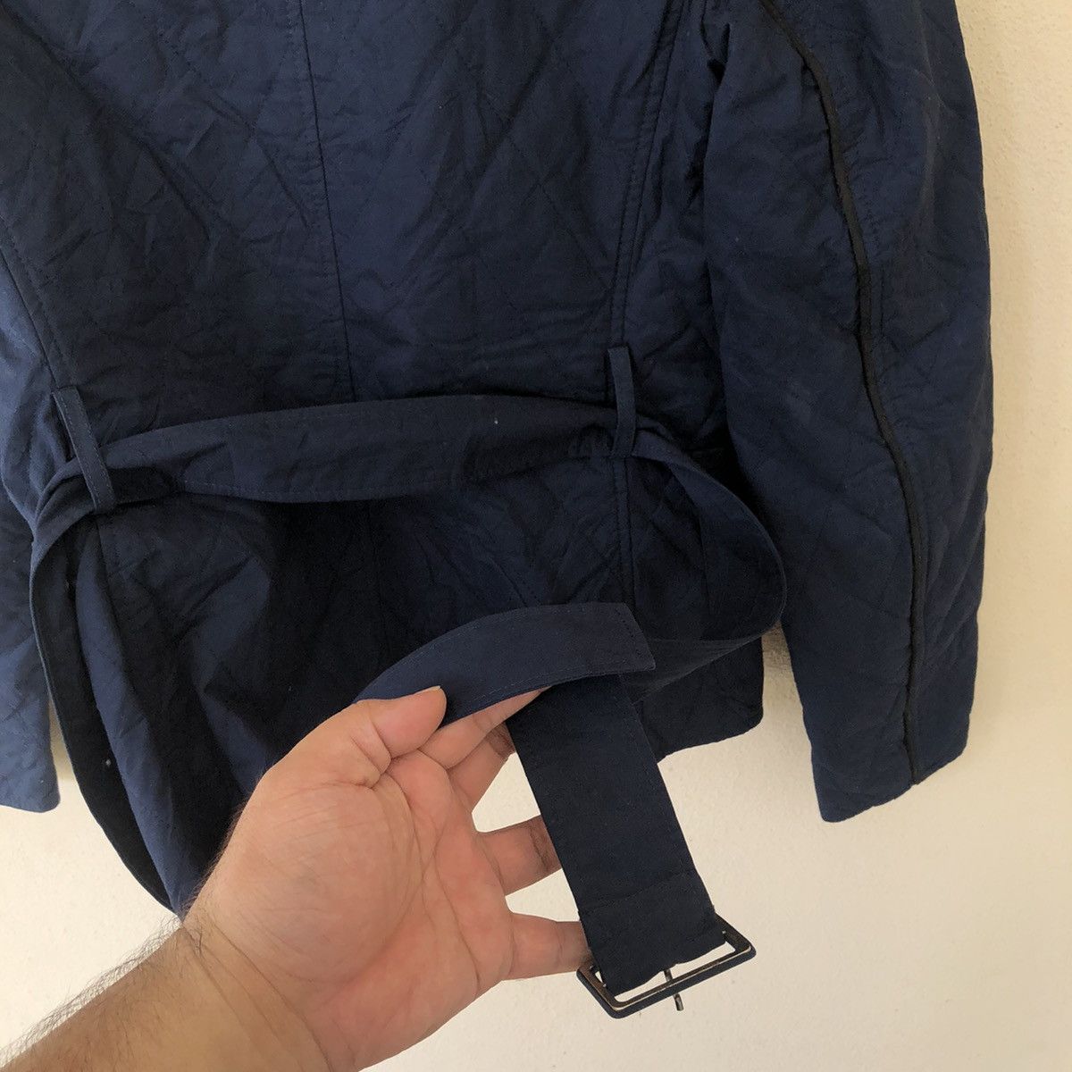 Japanese Brand × Lacoste QUILTED PARACHUTE BIKER JACKET LACOSTE Size US M / EU 48-50 / 2 - 7 Thumbnail