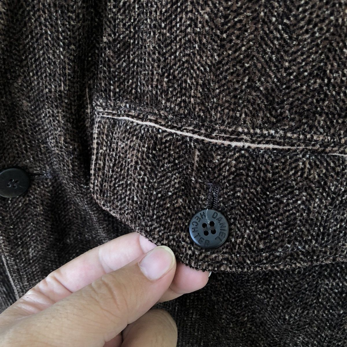 Japanese Brand DANIEL HECHTER CHORE JACKET CORDUROY Size US M / EU 48-50 / 2 - 4 Thumbnail