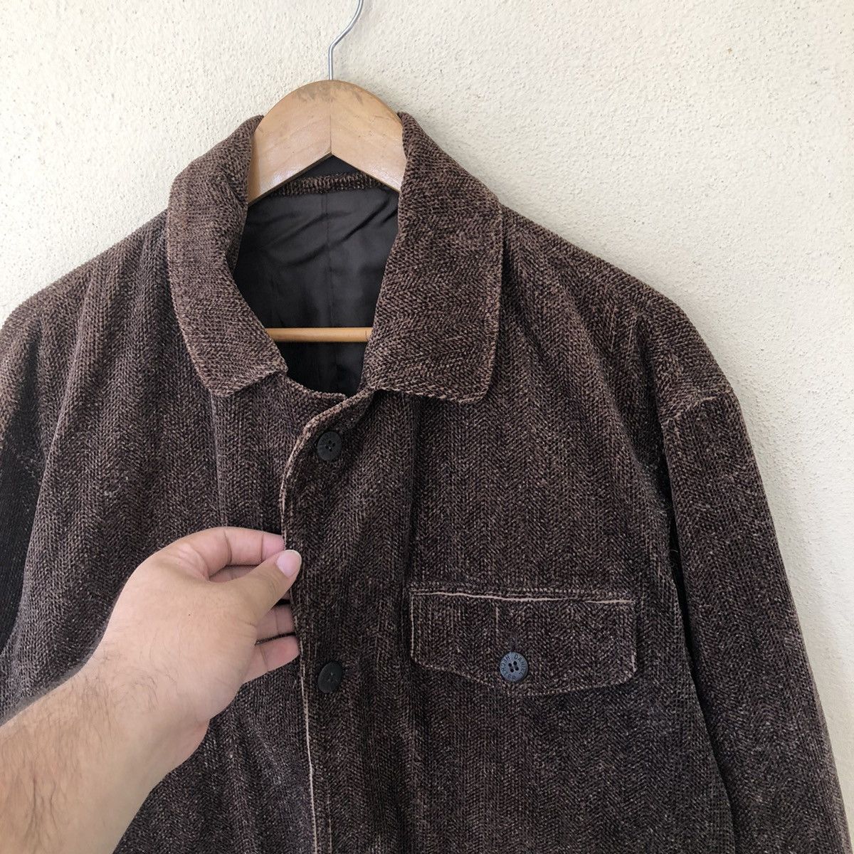 Japanese Brand DANIEL HECHTER CHORE JACKET CORDUROY Size US M / EU 48-50 / 2 - 3 Thumbnail