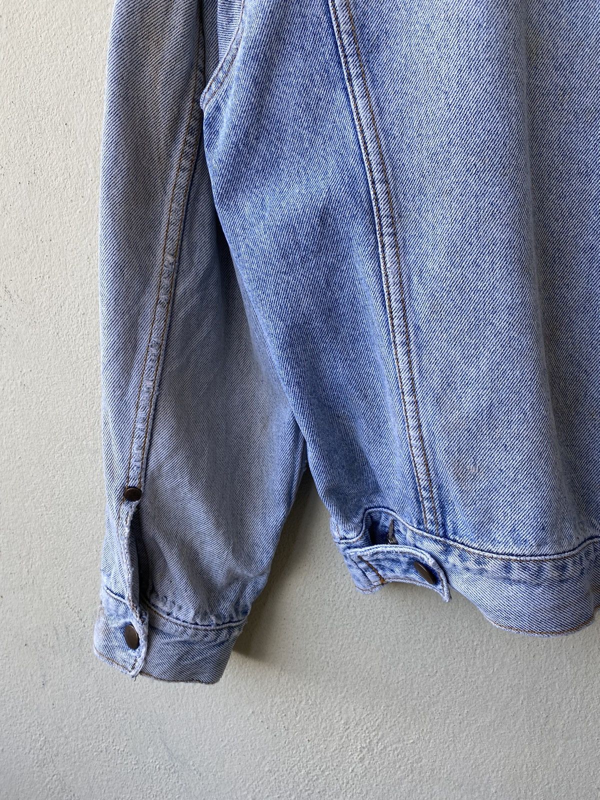 Vintage × Wrangler VINTAGE WRANGLER DENIME JACKET DISTRESS STYLE Size US M / EU 48-50 / 2 - 10 Thumbnail