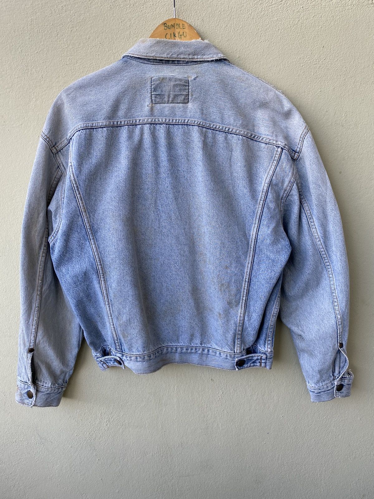 Vintage × Wrangler VINTAGE WRANGLER DENIME JACKET DISTRESS STYLE Size US M / EU 48-50 / 2 - 4 Thumbnail