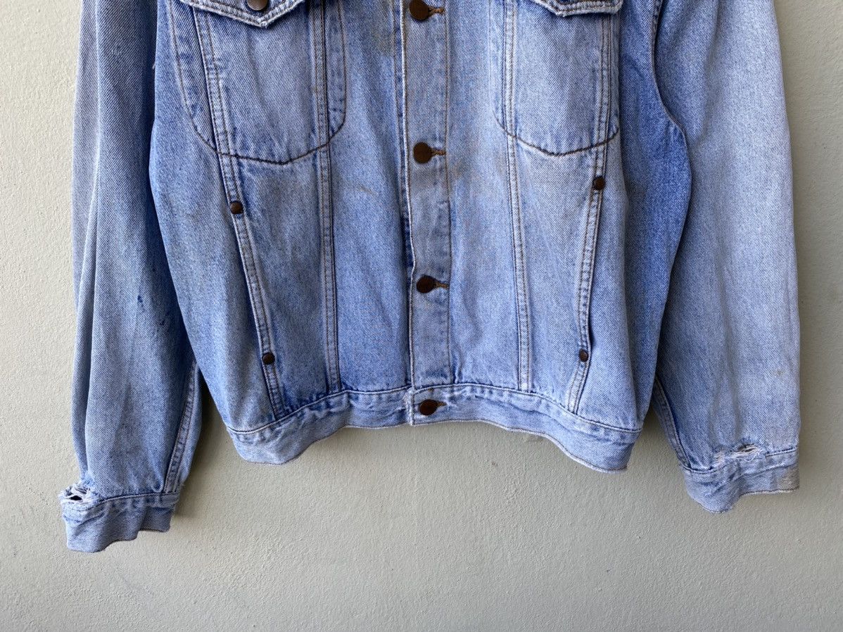 Vintage × Wrangler VINTAGE WRANGLER DENIME JACKET DISTRESS STYLE Size US M / EU 48-50 / 2 - 3 Thumbnail