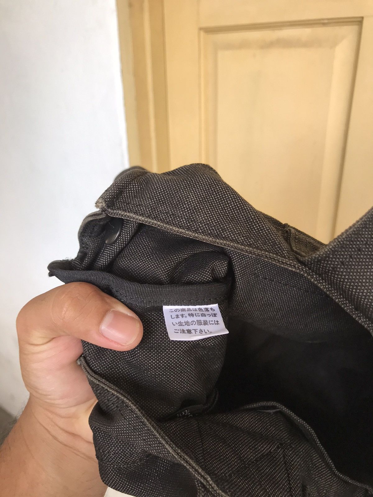 Porter ♠️Vintage Porter Denim Dark Grey Tote Bag Size ONE SIZE - 16 Thumbnail