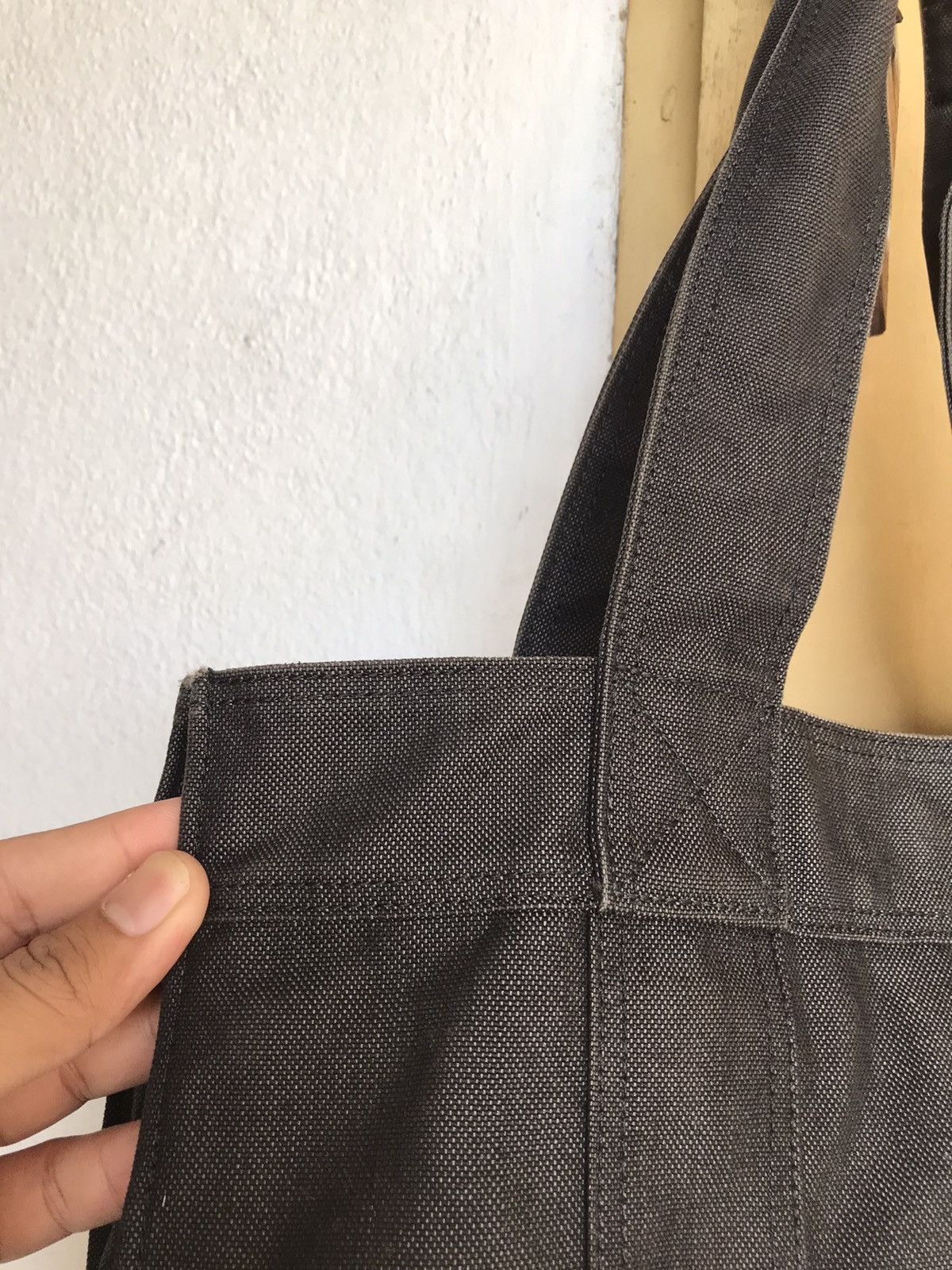Porter ♠️Vintage Porter Denim Dark Grey Tote Bag Size ONE SIZE - 7 Thumbnail