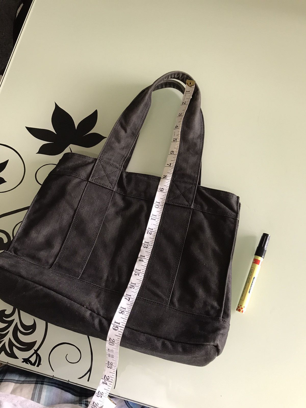 Porter ♠️Vintage Porter Denim Dark Grey Tote Bag Size ONE SIZE - 24 Thumbnail