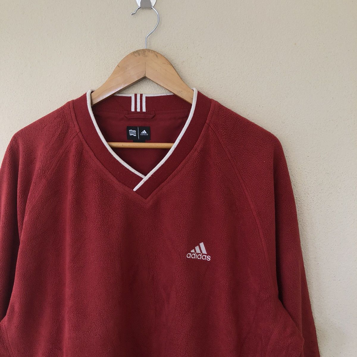 Adidas VINTAGE ADIDAS SWEATSHIRT BIG LOGO Size US XL / EU 56 / 4 - 3 Thumbnail