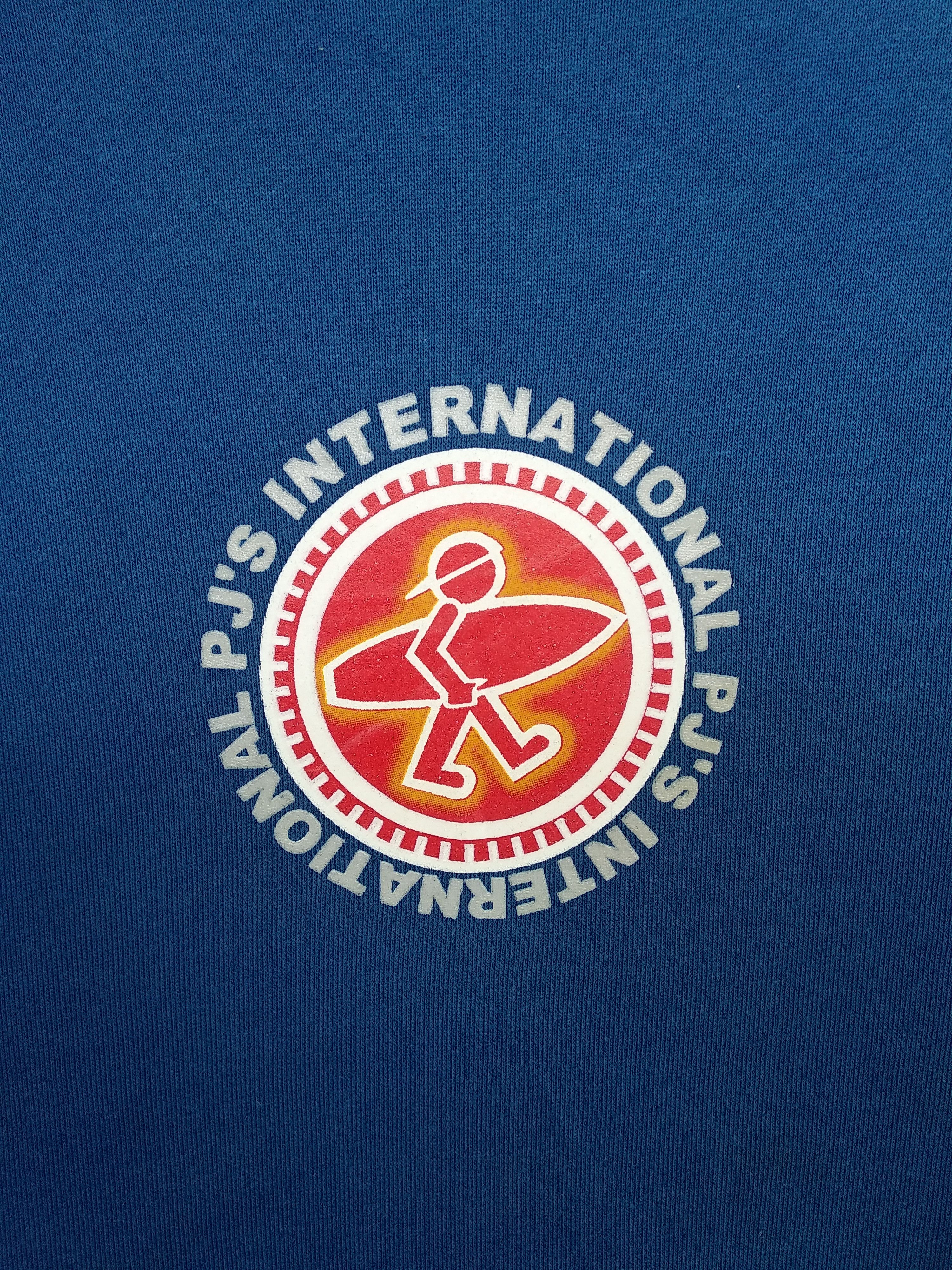 Vintage Vintage PJ'S Internasional Sweatshirt/Size L/Blue Colour. Size US L / EU 52-54 / 3 - 3 Thumbnail